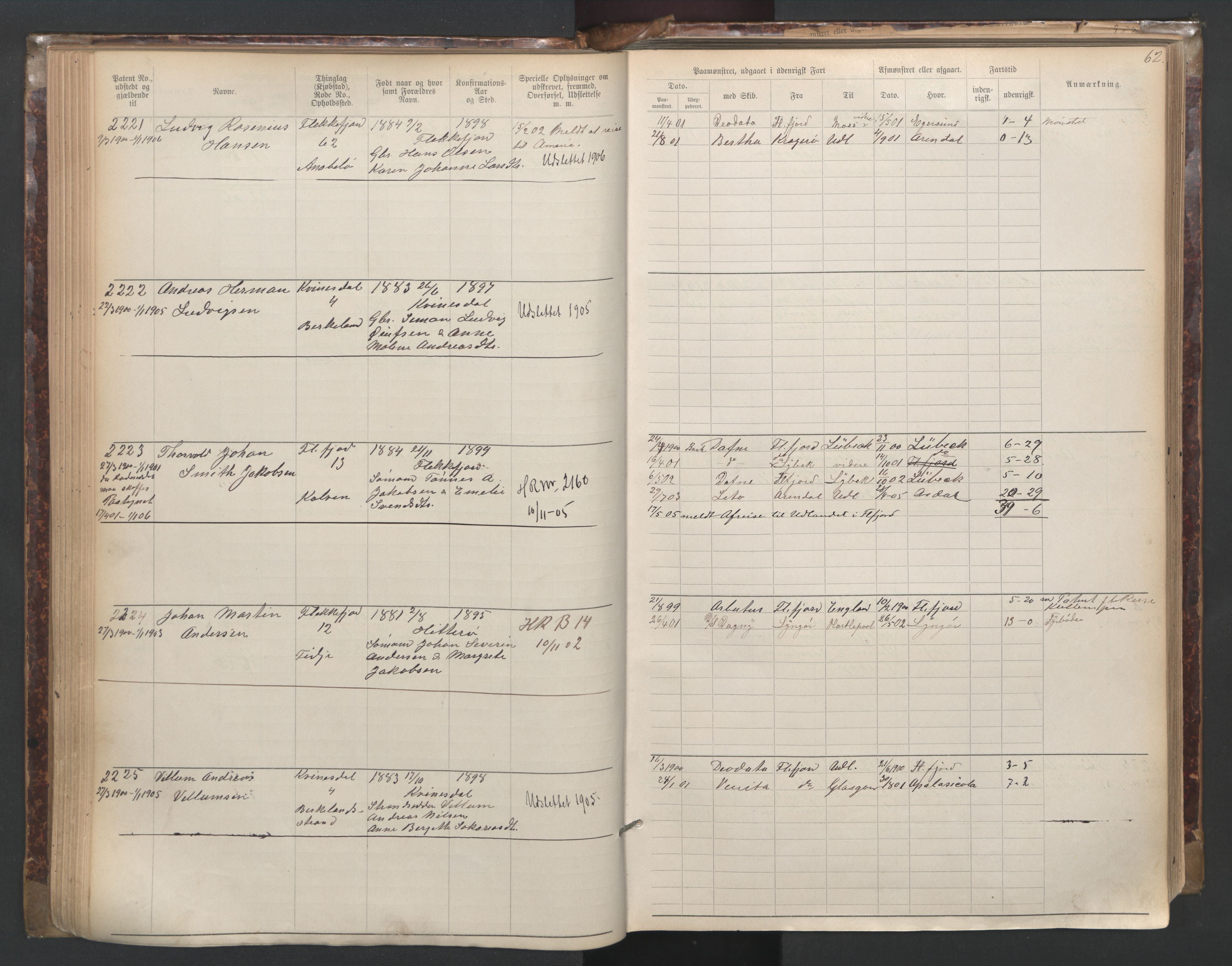 Flekkefjord mønstringskrets, AV/SAK-2031-0018/F/Fa/L0003: Annotasjonsrulle nr 1921-2963 med register, N-3, 1892-1948, p. 93