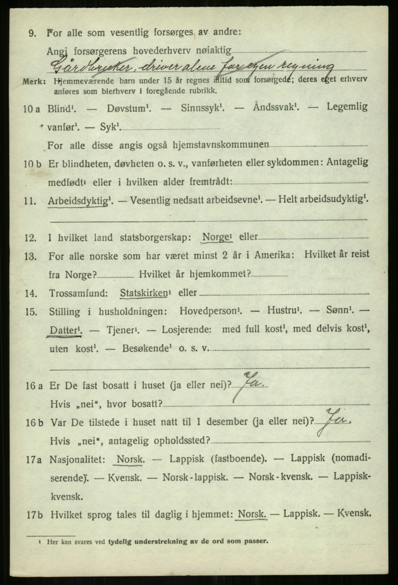 SATØ, 1920 census for Målselv, 1920, p. 6032