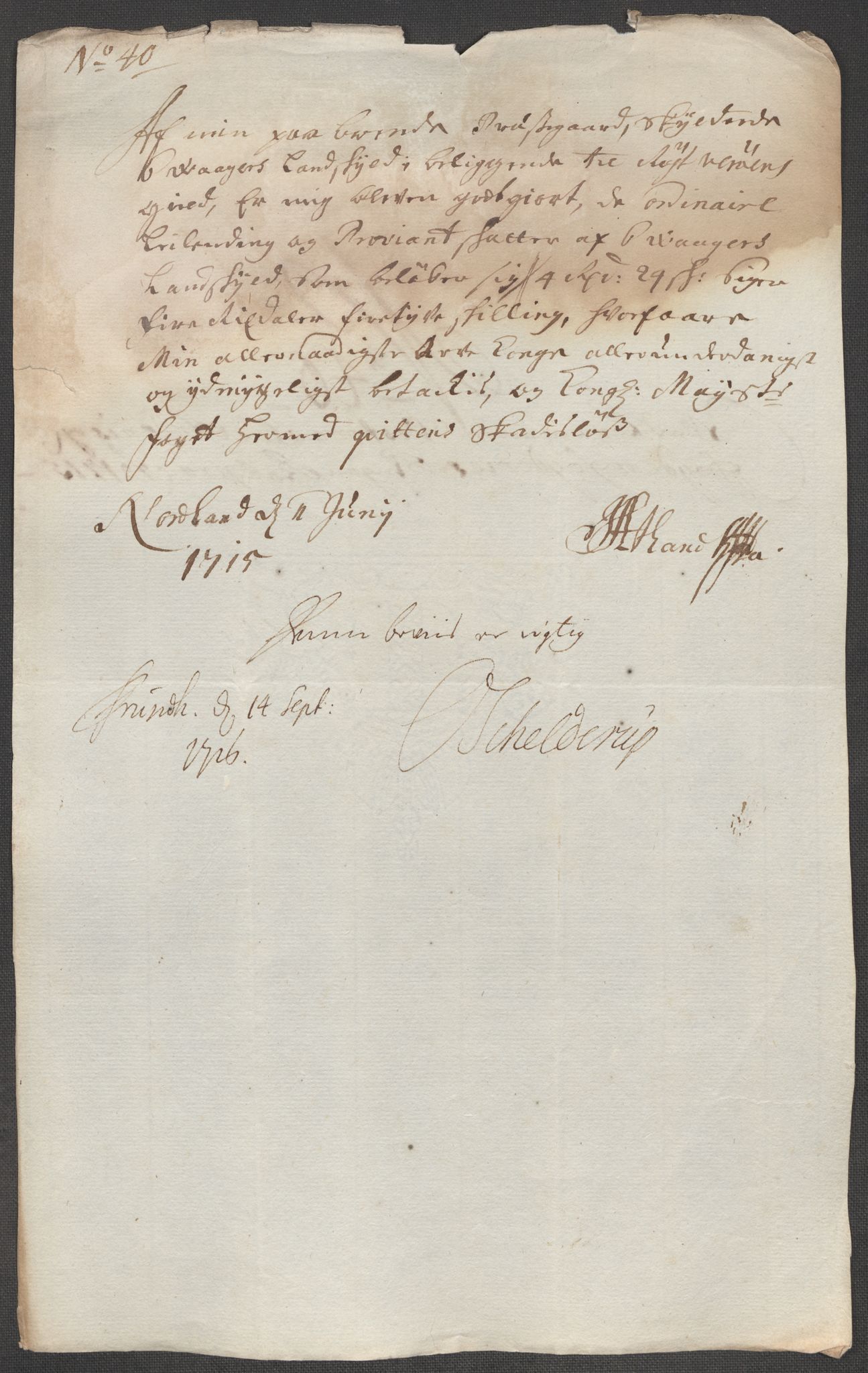 Rentekammeret inntil 1814, Reviderte regnskaper, Fogderegnskap, AV/RA-EA-4092/R67/L4681: Fogderegnskap Vesterålen, Andenes og Lofoten, 1715, p. 211