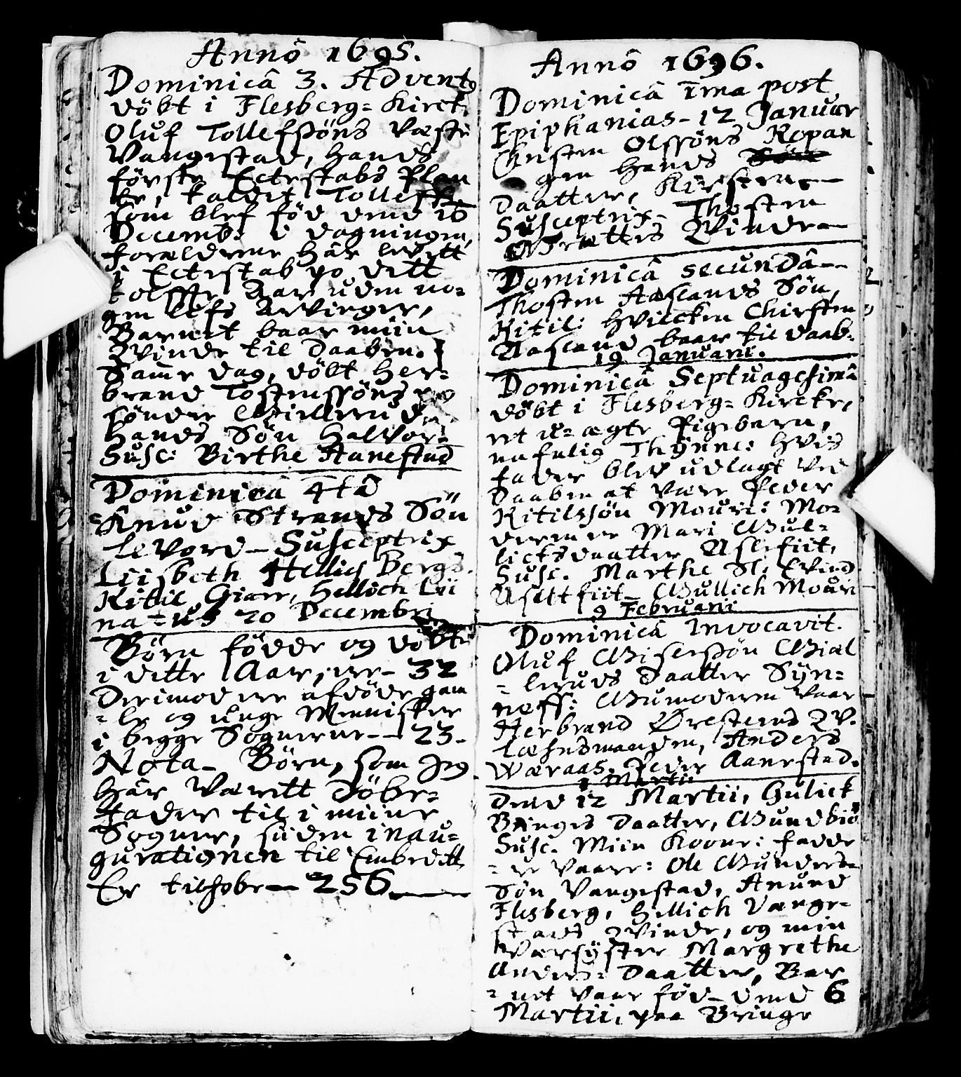 Flesberg kirkebøker, SAKO/A-18/F/Fa/L0001: Parish register (official) no. I 1, 1688-1725