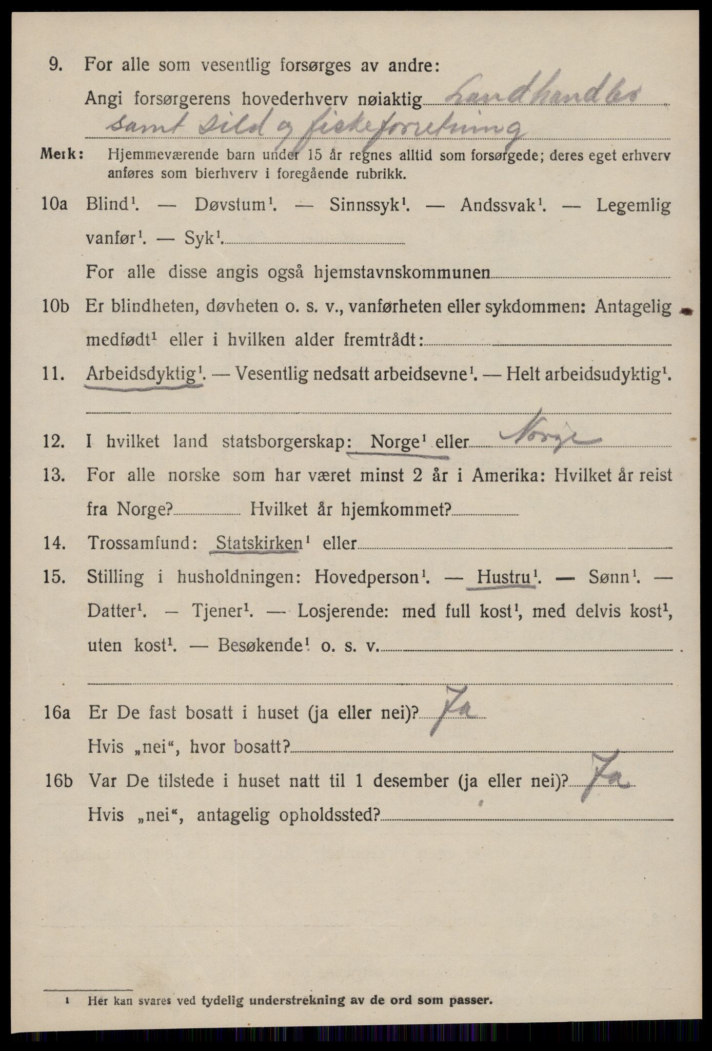 SAT, 1920 census for Aukra, 1920, p. 5480