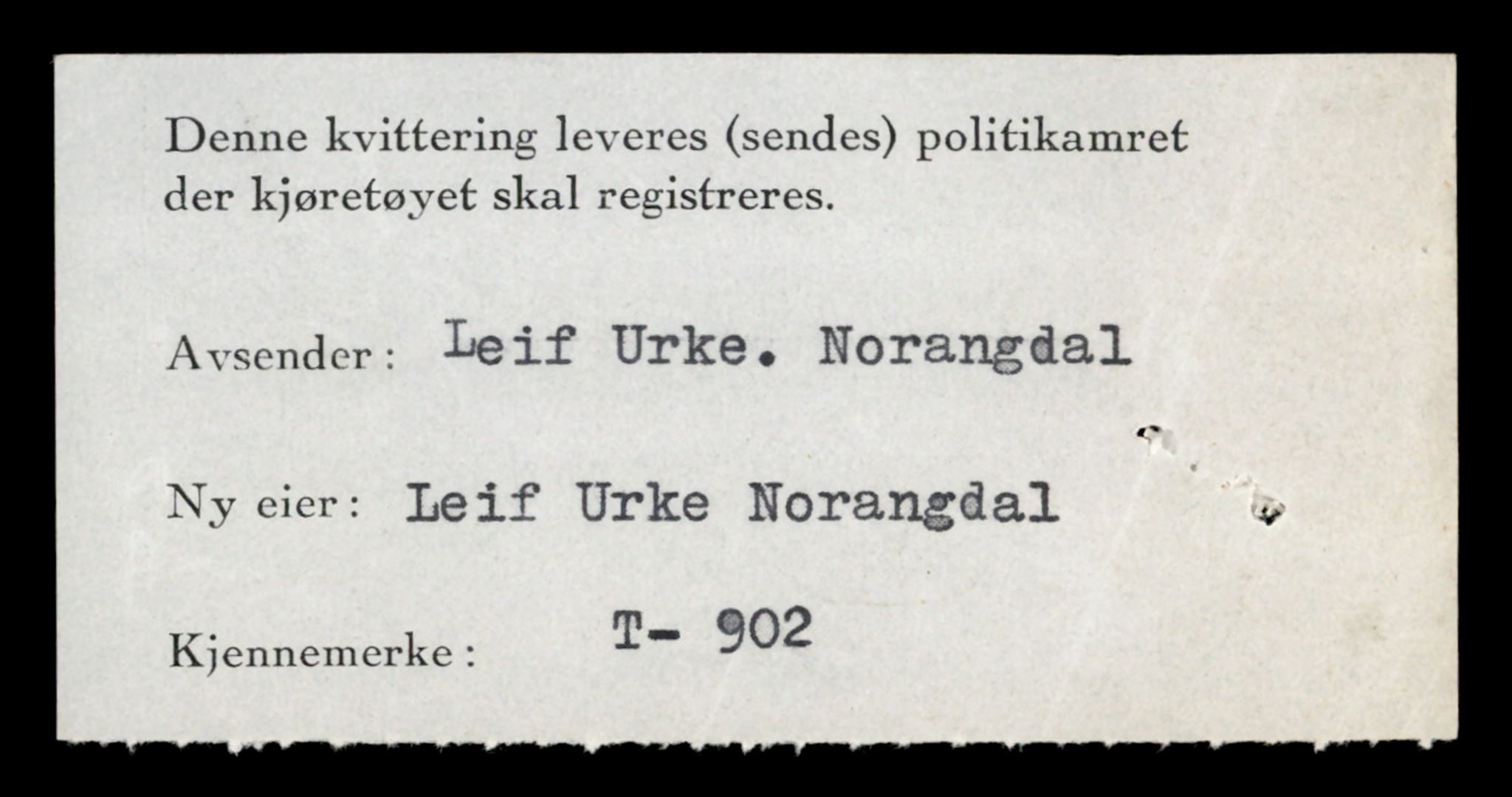 Møre og Romsdal vegkontor - Ålesund trafikkstasjon, SAT/A-4099/F/Fe/L0009: Registreringskort for kjøretøy T 896 - T 1049, 1927-1998, p. 964