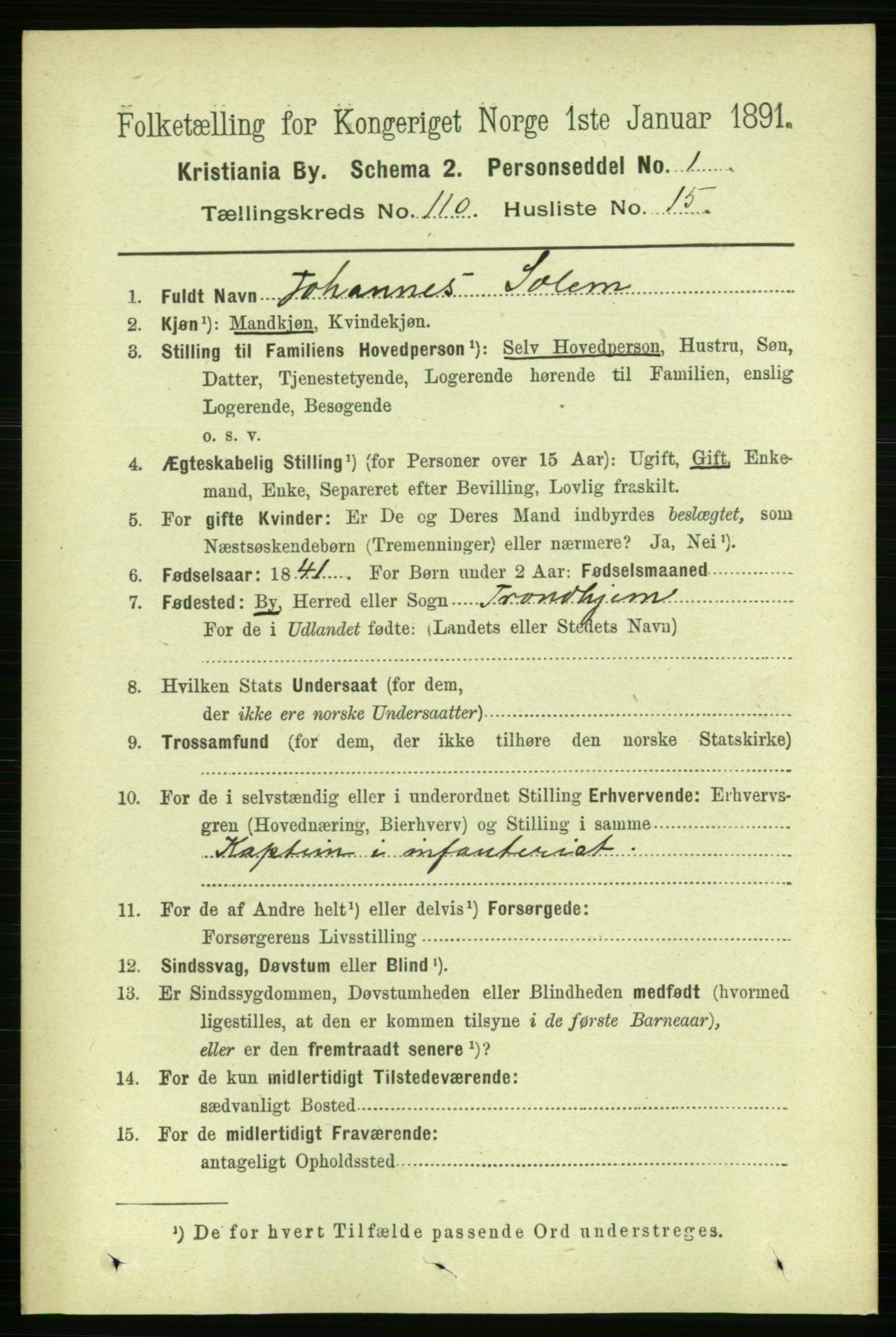 RA, 1891 census for 0301 Kristiania, 1891, p. 57508