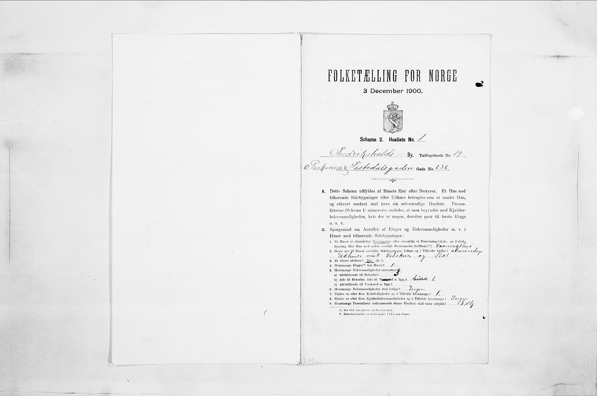 SAO, 1900 census for Fredrikshald, 1900, p. 5635