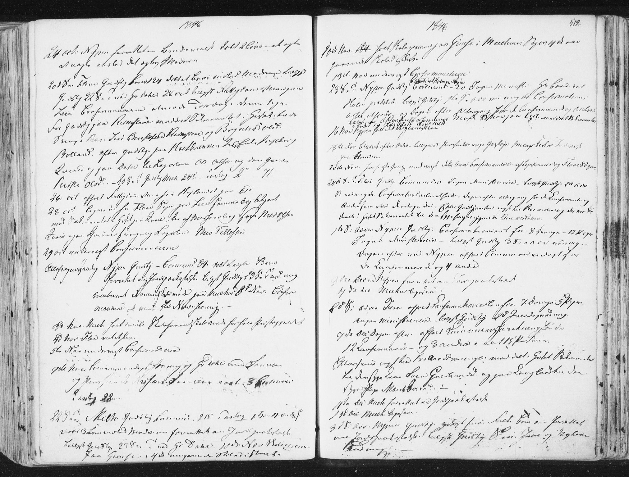 Ministerialprotokoller, klokkerbøker og fødselsregistre - Sør-Trøndelag, SAT/A-1456/691/L1074: Parish register (official) no. 691A06, 1842-1852, p. 512