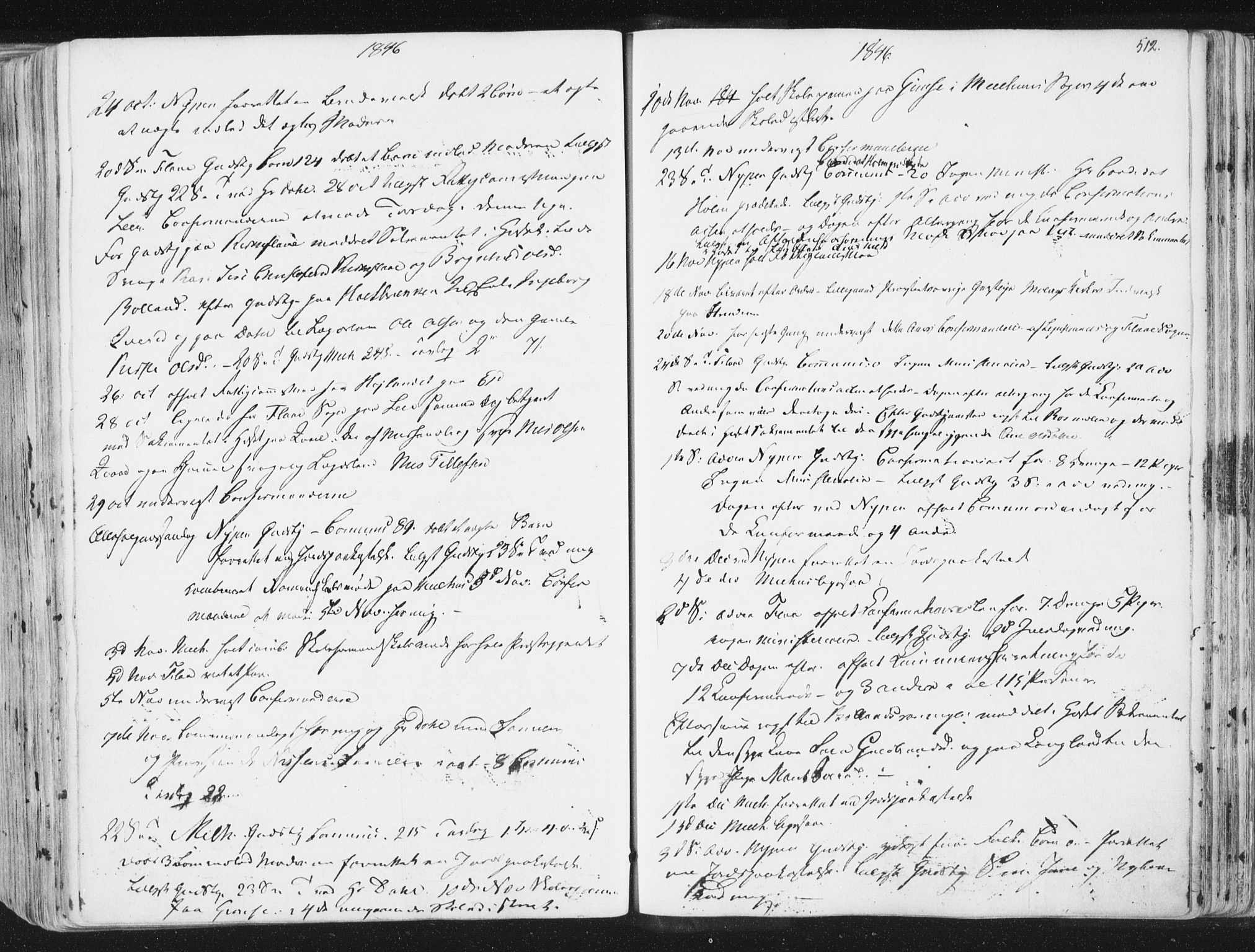Ministerialprotokoller, klokkerbøker og fødselsregistre - Sør-Trøndelag, AV/SAT-A-1456/691/L1074: Parish register (official) no. 691A06, 1842-1852, p. 512