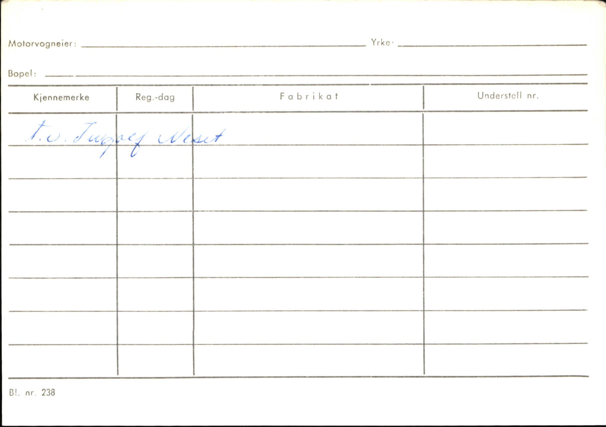 Statens vegvesen, Sogn og Fjordane vegkontor, SAB/A-5301/4/F/L0145: Registerkort Vågsøy S-Å. Årdal I-P, 1945-1975, p. 1977