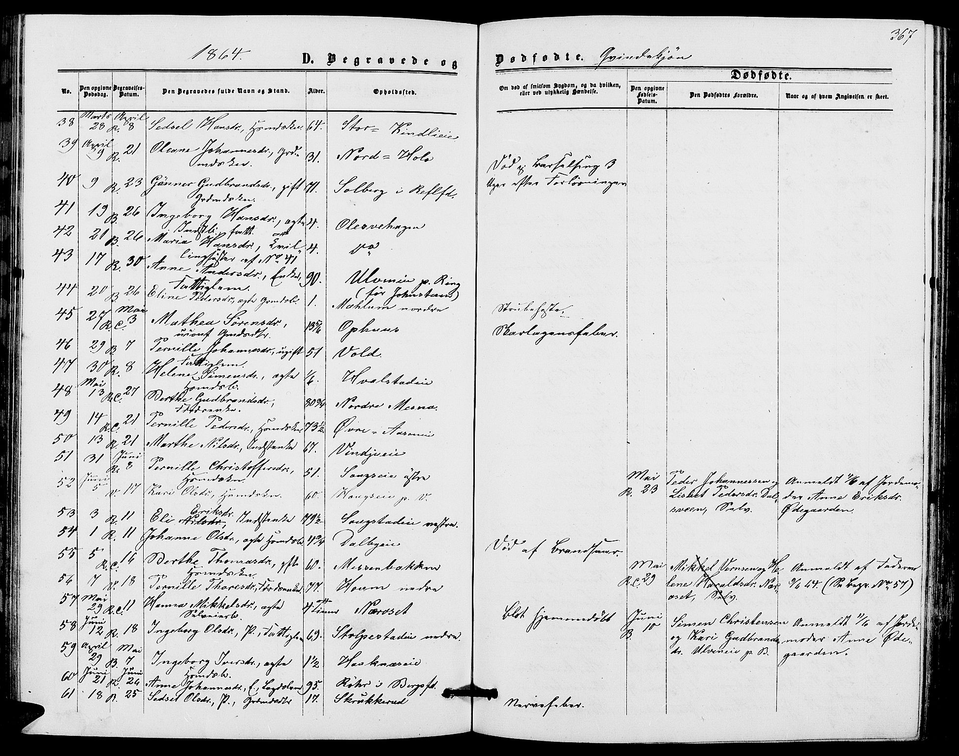 Ringsaker prestekontor, AV/SAH-PREST-014/L/La/L0007: Parish register (copy) no. 7, 1861-1869, p. 367