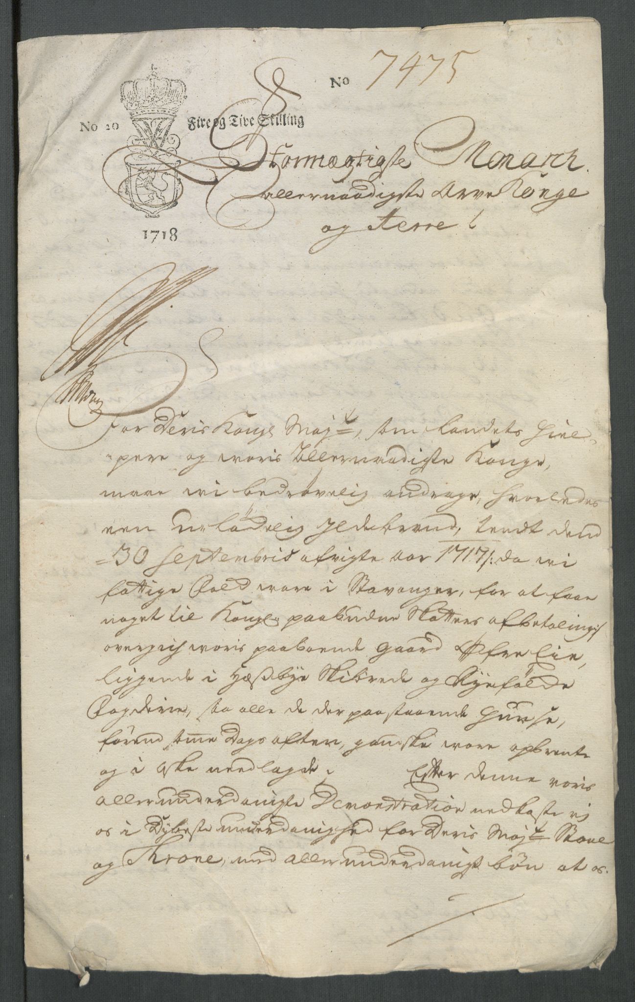 Rentekammeret inntil 1814, Reviderte regnskaper, Fogderegnskap, AV/RA-EA-4092/R47/L2871: Fogderegnskap Ryfylke, 1718, p. 387