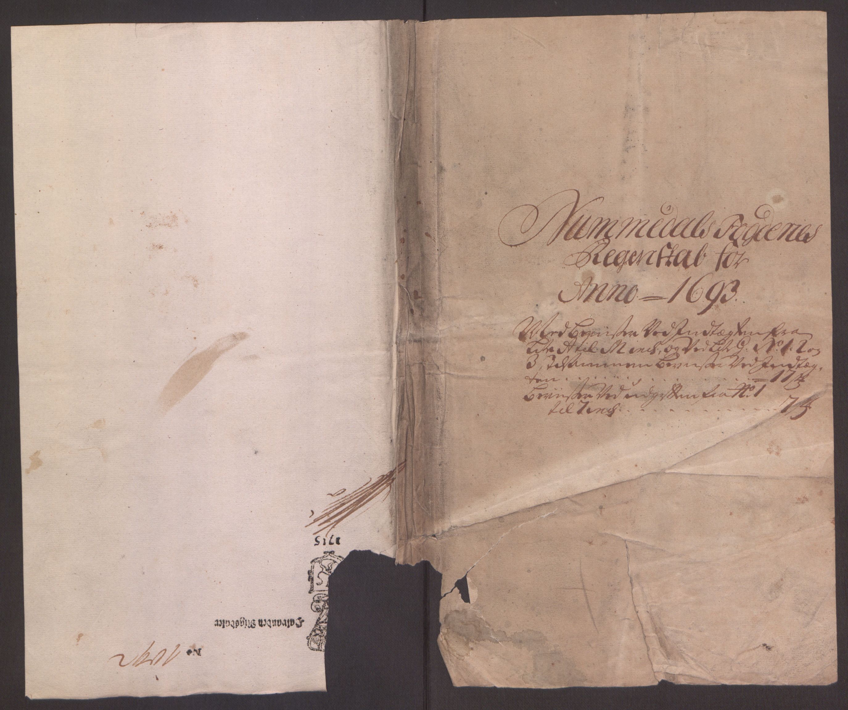 Rentekammeret inntil 1814, Reviderte regnskaper, Fogderegnskap, RA/EA-4092/R64/L4424: Fogderegnskap Namdal, 1692-1695, p. 228