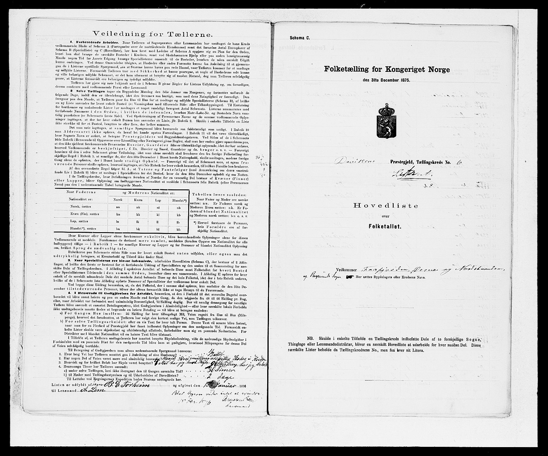 SAB, 1875 Census for 1442P Davik, 1875, p. 16