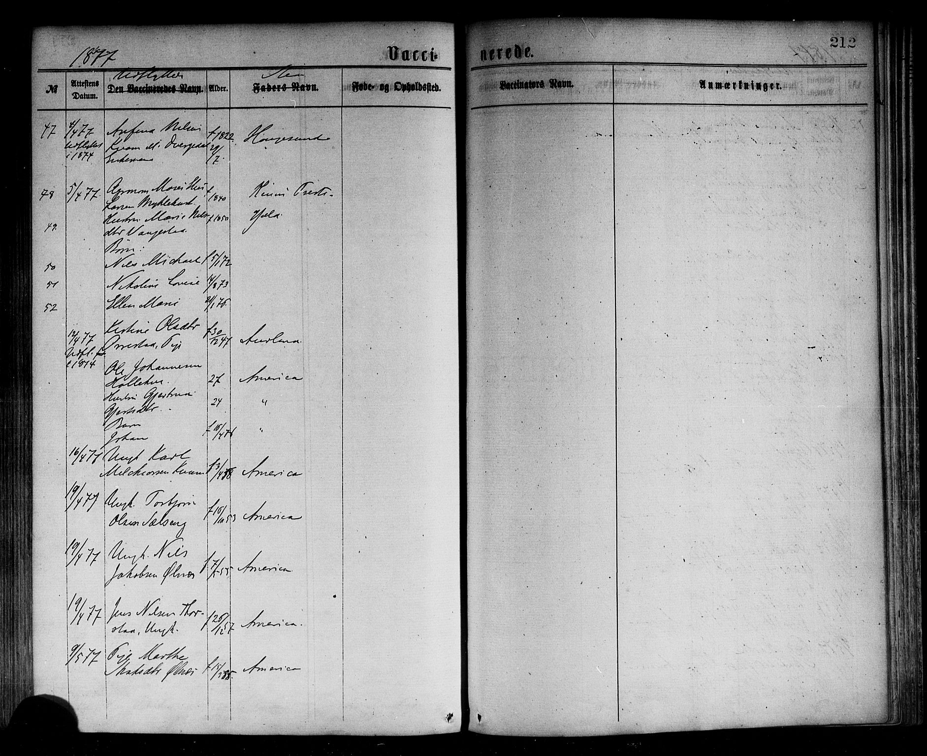 Sogndal sokneprestembete, SAB/A-81301/H/Haa/Haaa/L0014: Parish register (official) no. A 14, 1864-1877, p. 212