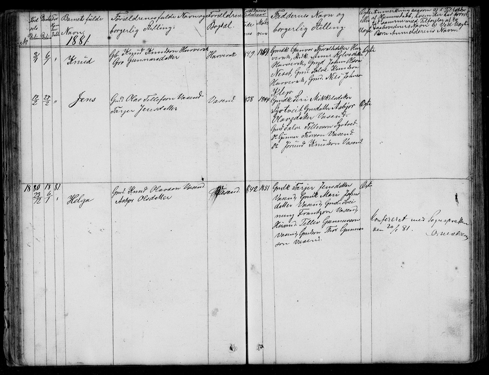 Bygland sokneprestkontor, AV/SAK-1111-0006/F/Fb/Fbd/L0001: Parish register (copy) no. B 1, 1848-1895, p. 53