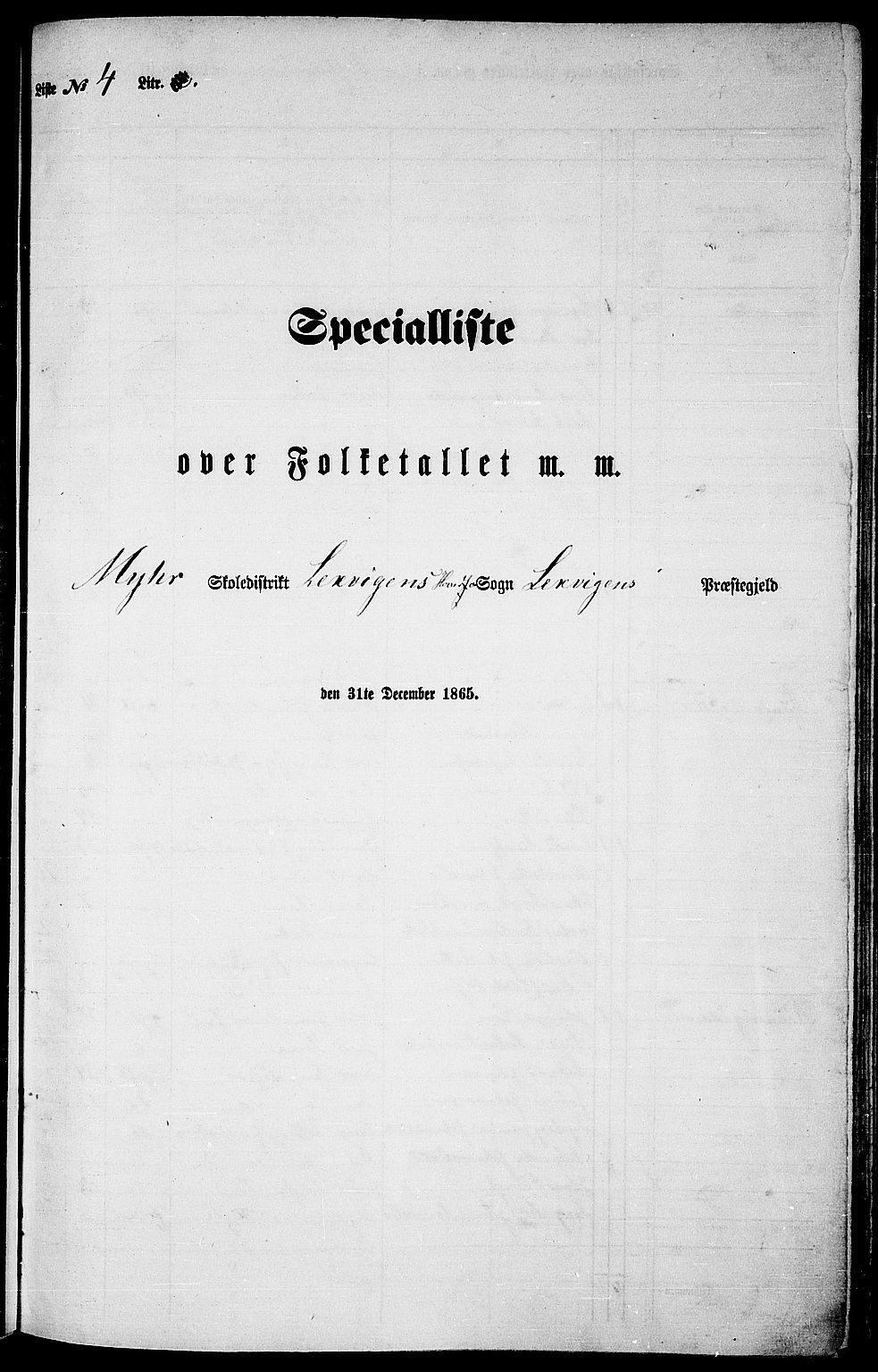 RA, 1865 census for Leksvik, 1865, p. 76