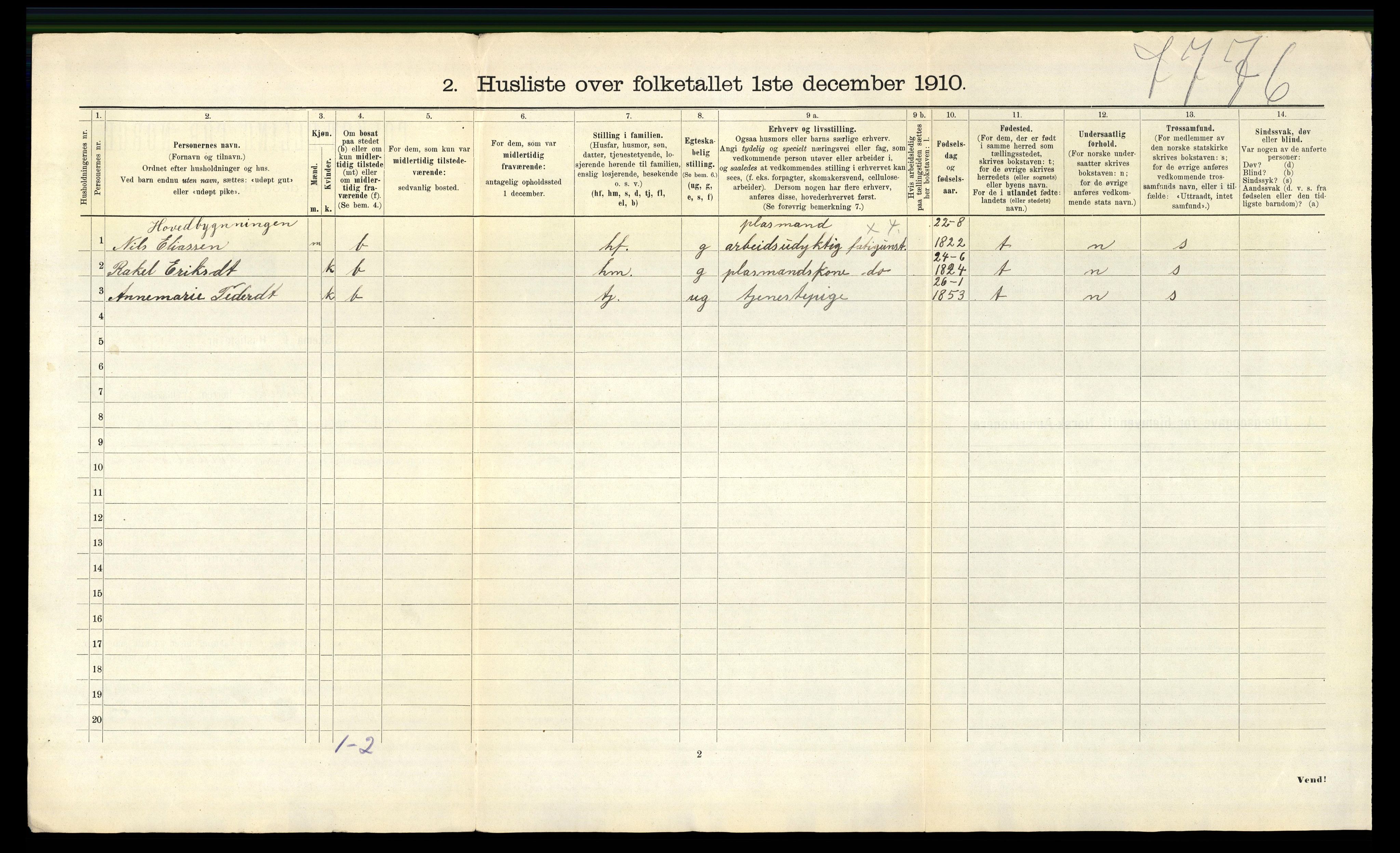 RA, 1910 census for Jølster, 1910, p. 513