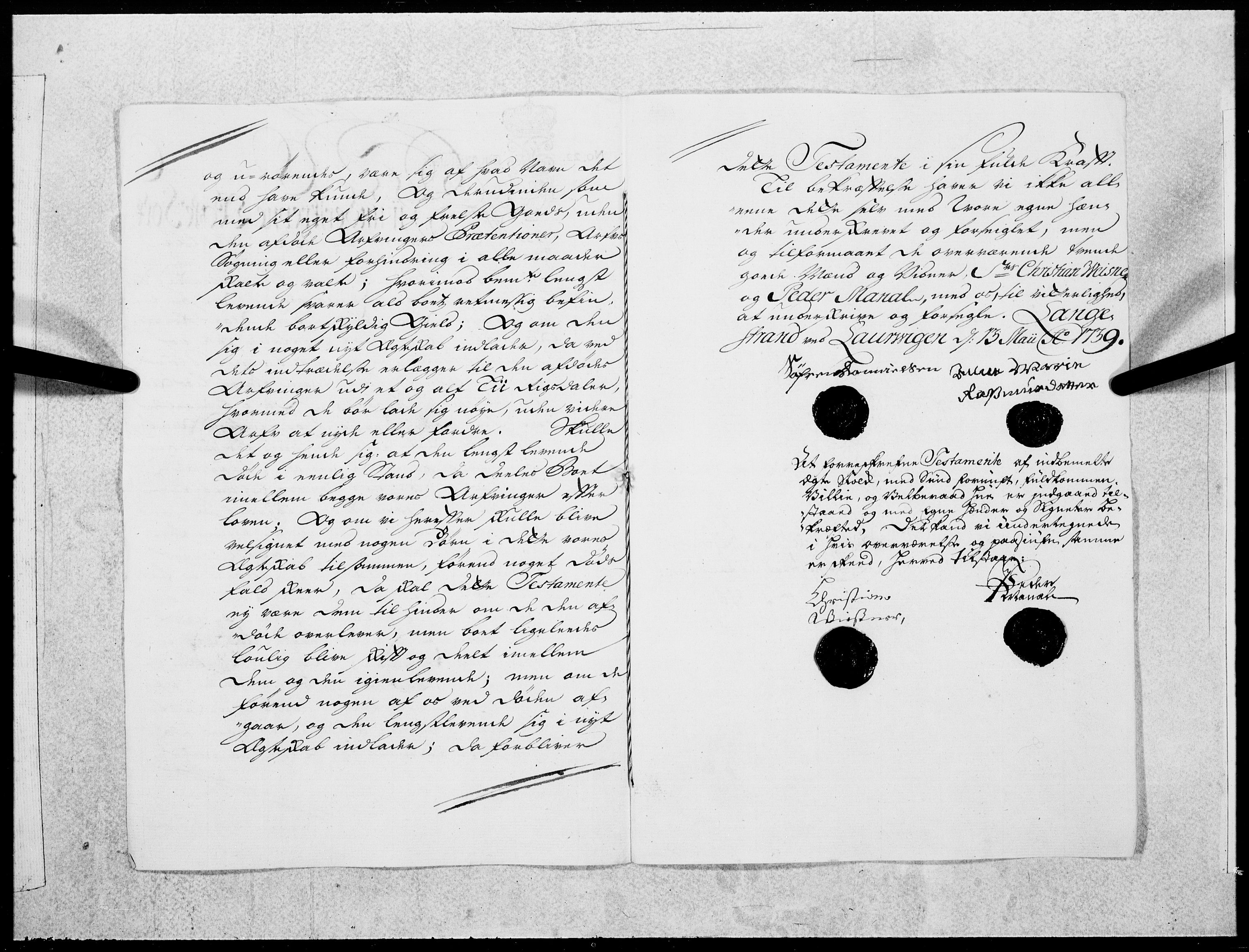 Danske Kanselli 1572-1799, AV/RA-EA-3023/F/Fc/Fcc/Fcca/L0129: Norske innlegg 1572-1799, 1739, p. 540