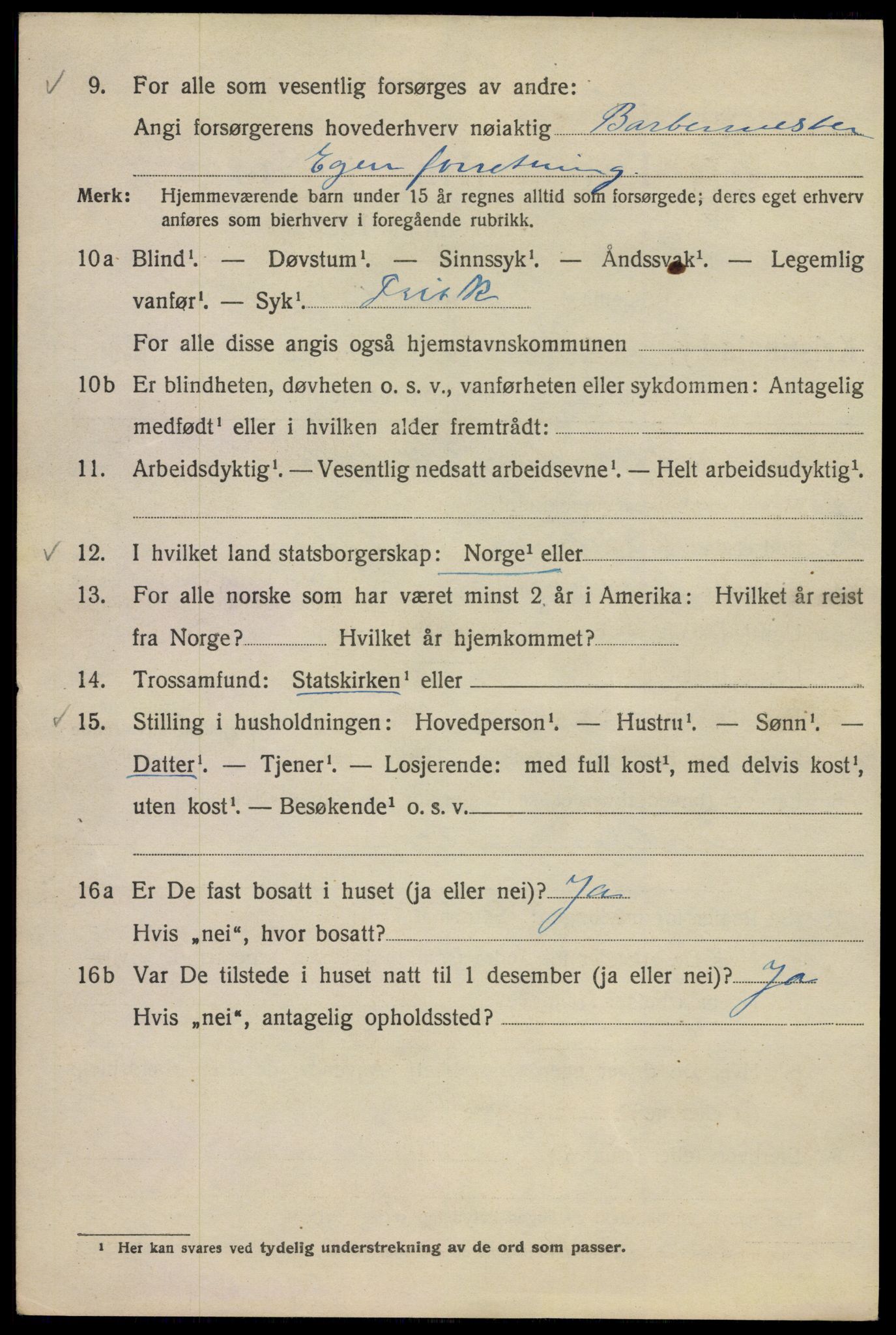 SAO, 1920 census for Kristiania, 1920, p. 324350