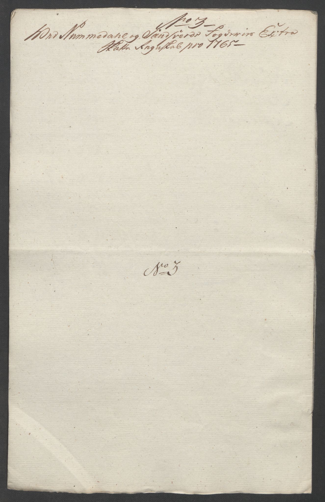 Rentekammeret inntil 1814, Reviderte regnskaper, Fogderegnskap, RA/EA-4092/R24/L1672: Ekstraskatten Numedal og Sandsvær, 1762-1767, p. 276