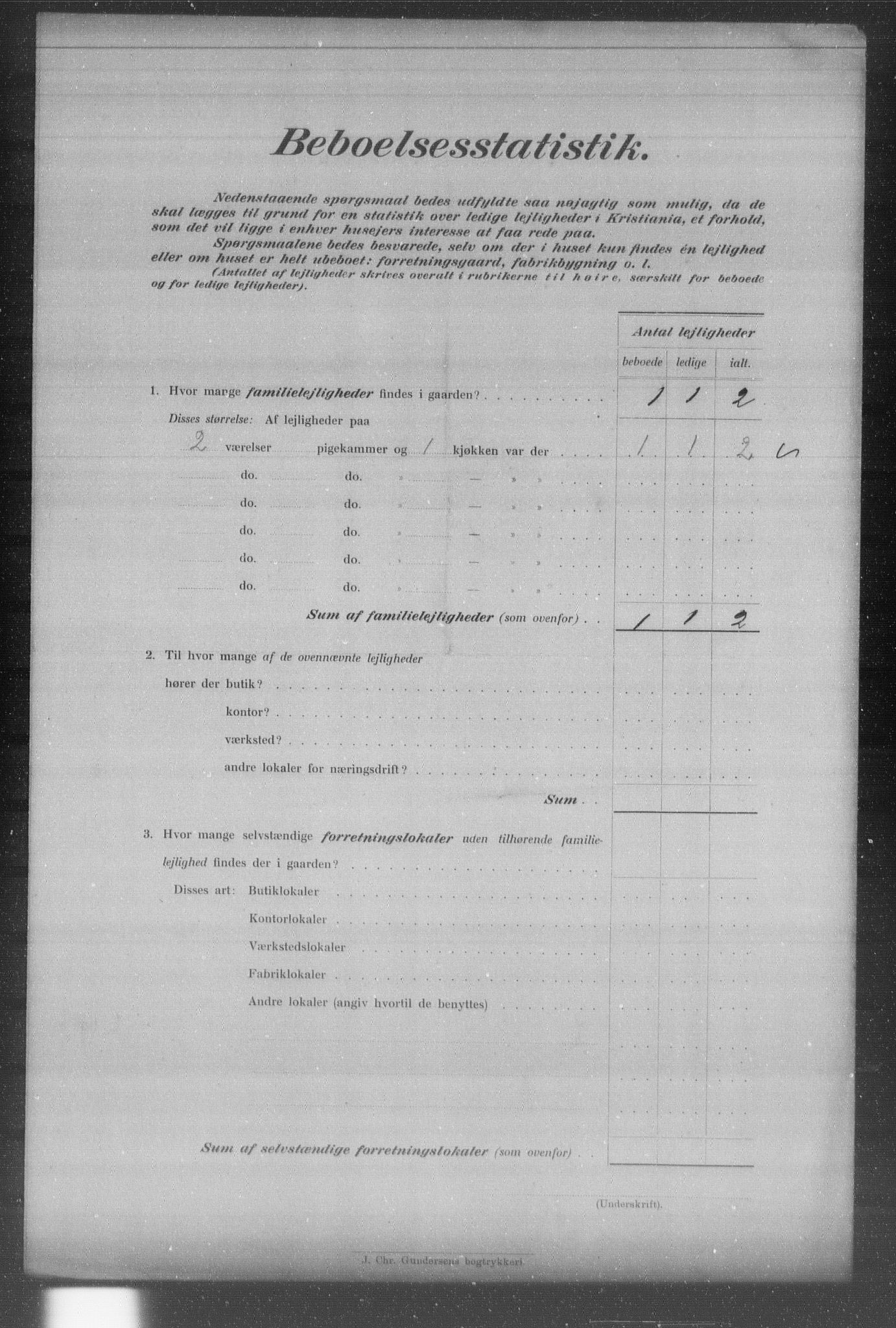 OBA, Municipal Census 1903 for Kristiania, 1903, p. 19793