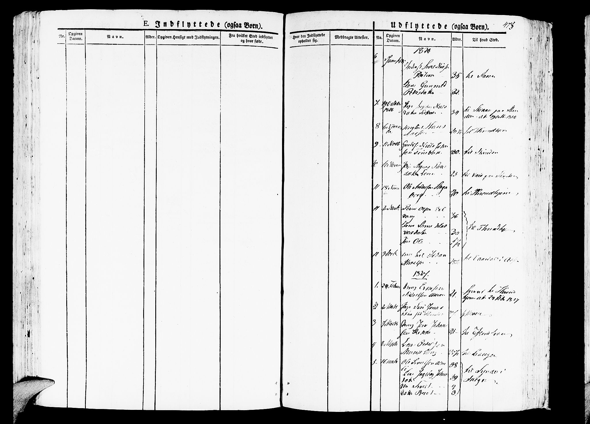 Ministerialprotokoller, klokkerbøker og fødselsregistre - Nord-Trøndelag, SAT/A-1458/709/L0070: Parish register (official) no. 709A10, 1820-1832, p. 475