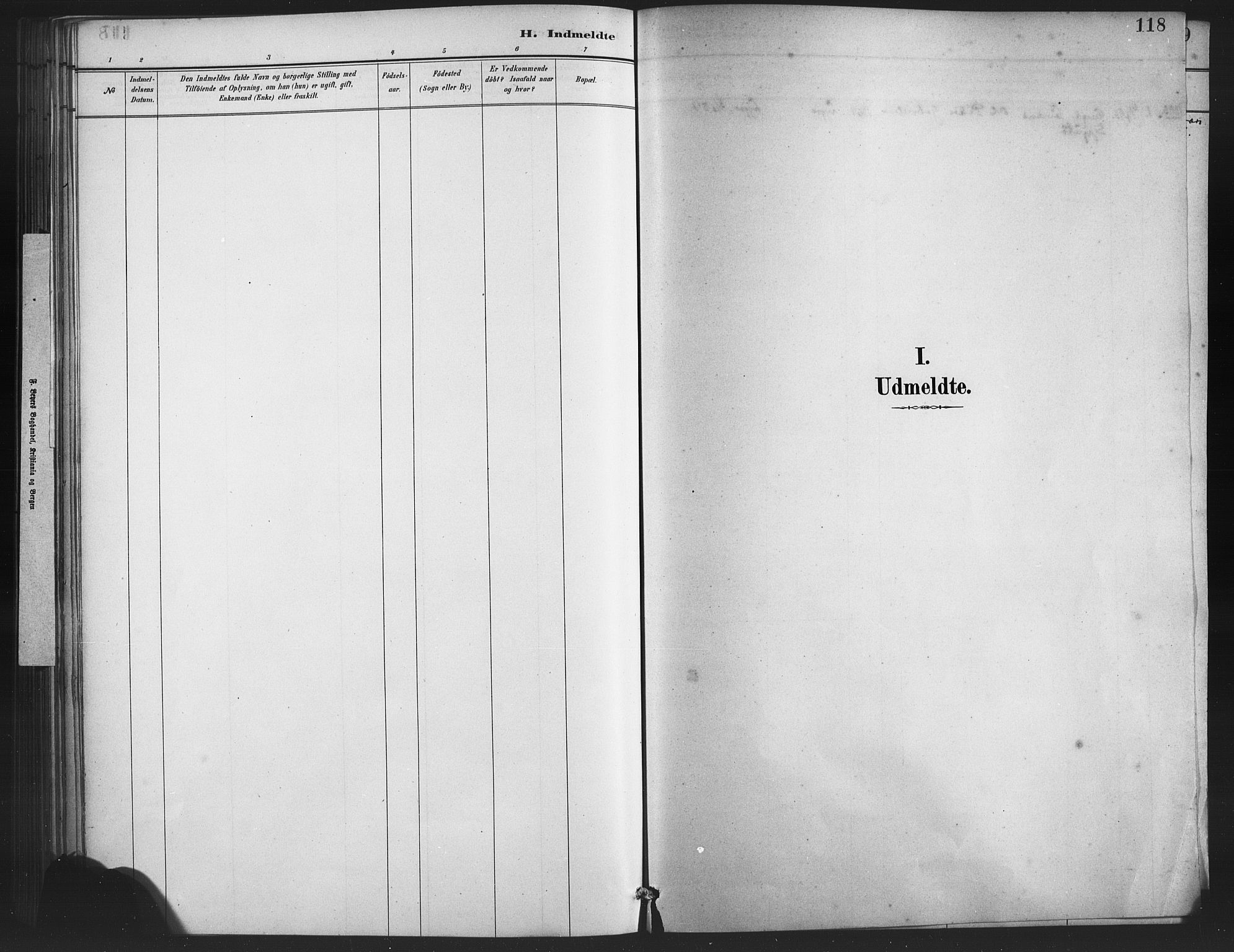 Lindås Sokneprestembete, SAB/A-76701/H/Haa: Parish register (official) no. E 1, 1886-1897, p. 118