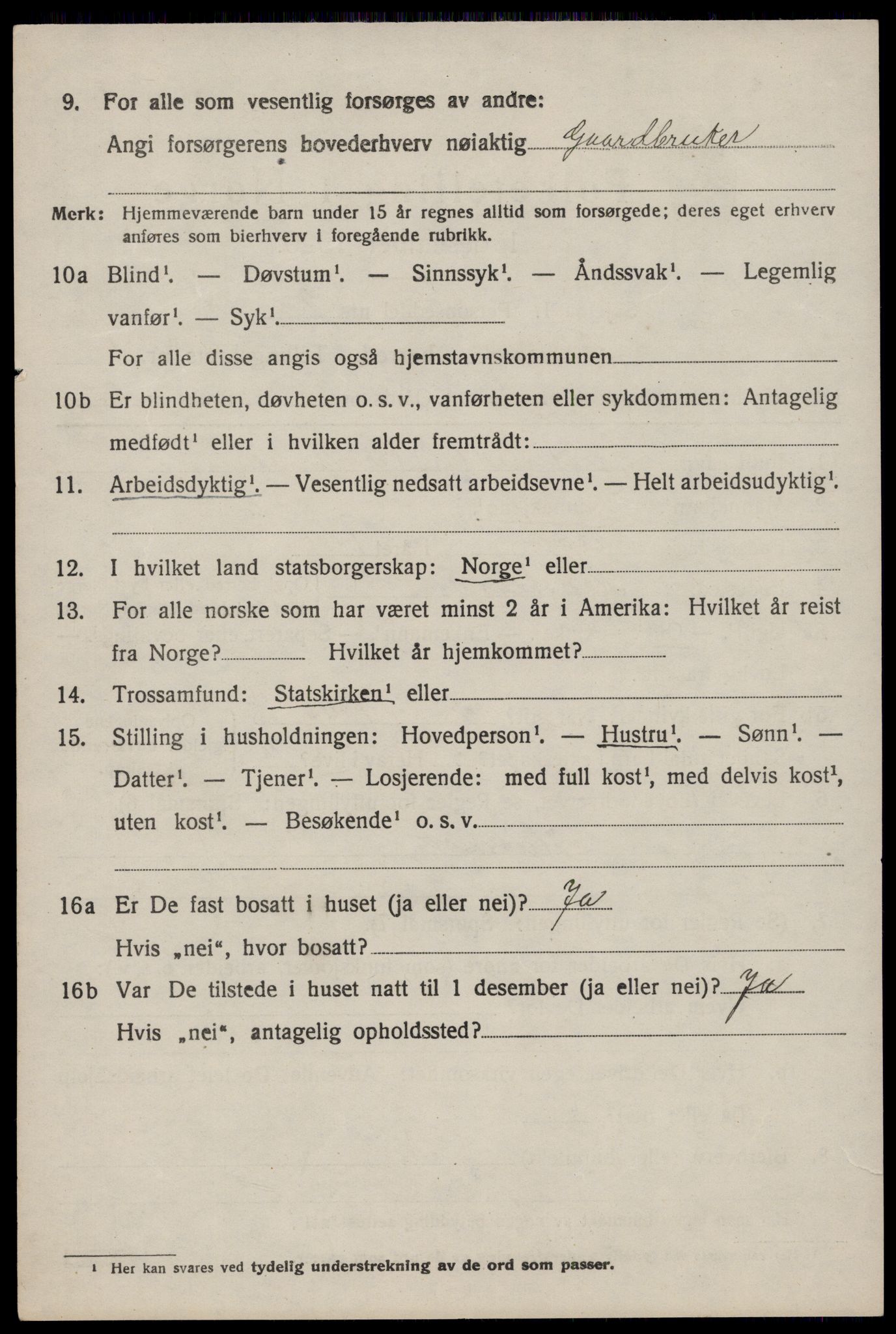 SAST, 1920 census for Finnøy, 1920, p. 673