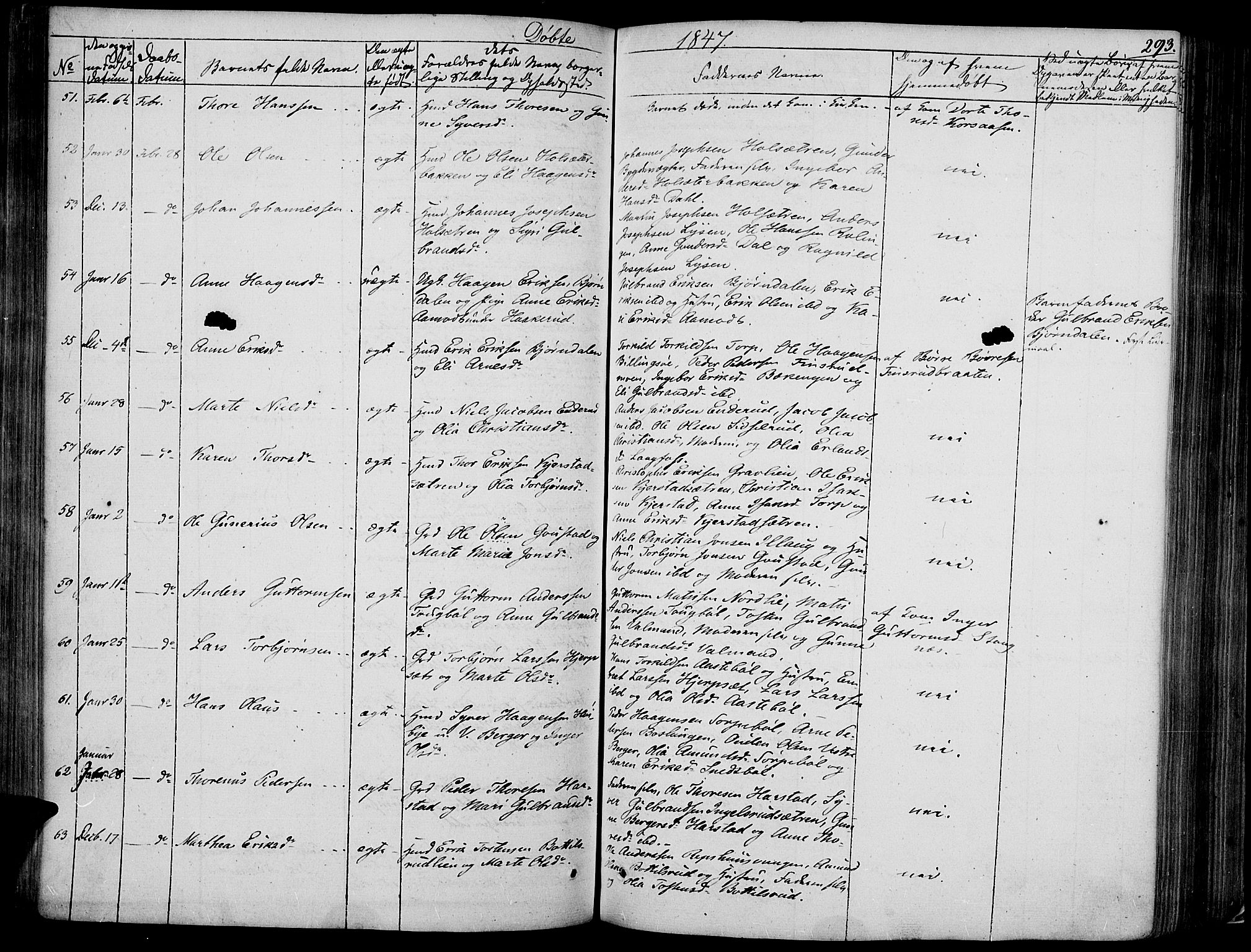 Vinger prestekontor, AV/SAH-PREST-024/H/Ha/Haa/L0008: Parish register (official) no. 8, 1839-1847, p. 293