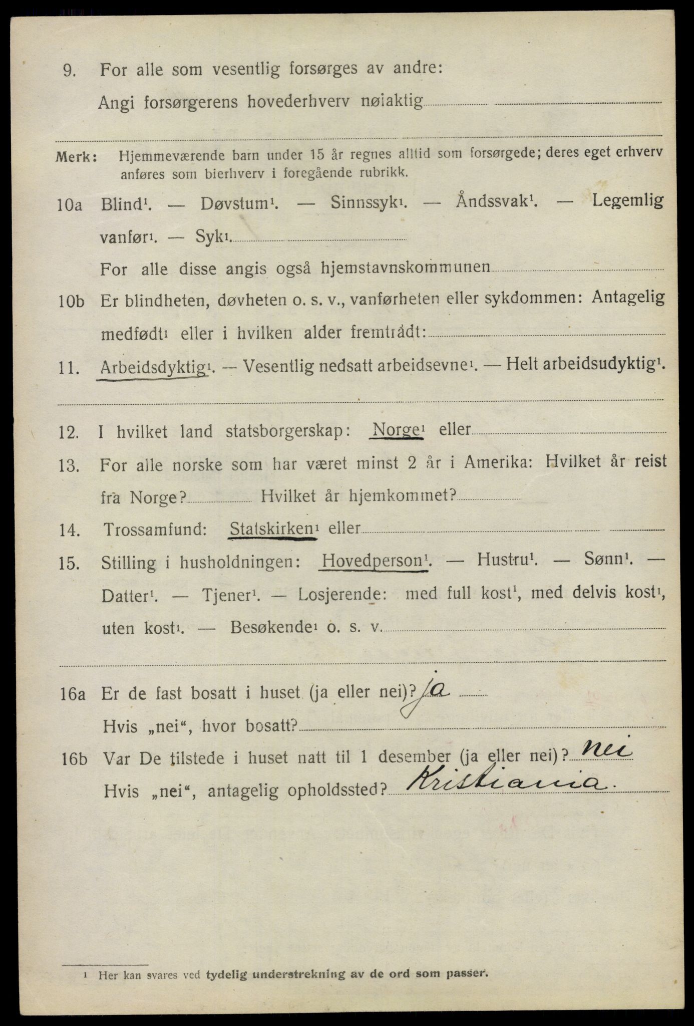 SAO, 1920 census for Enebakk, 1920, p. 4054