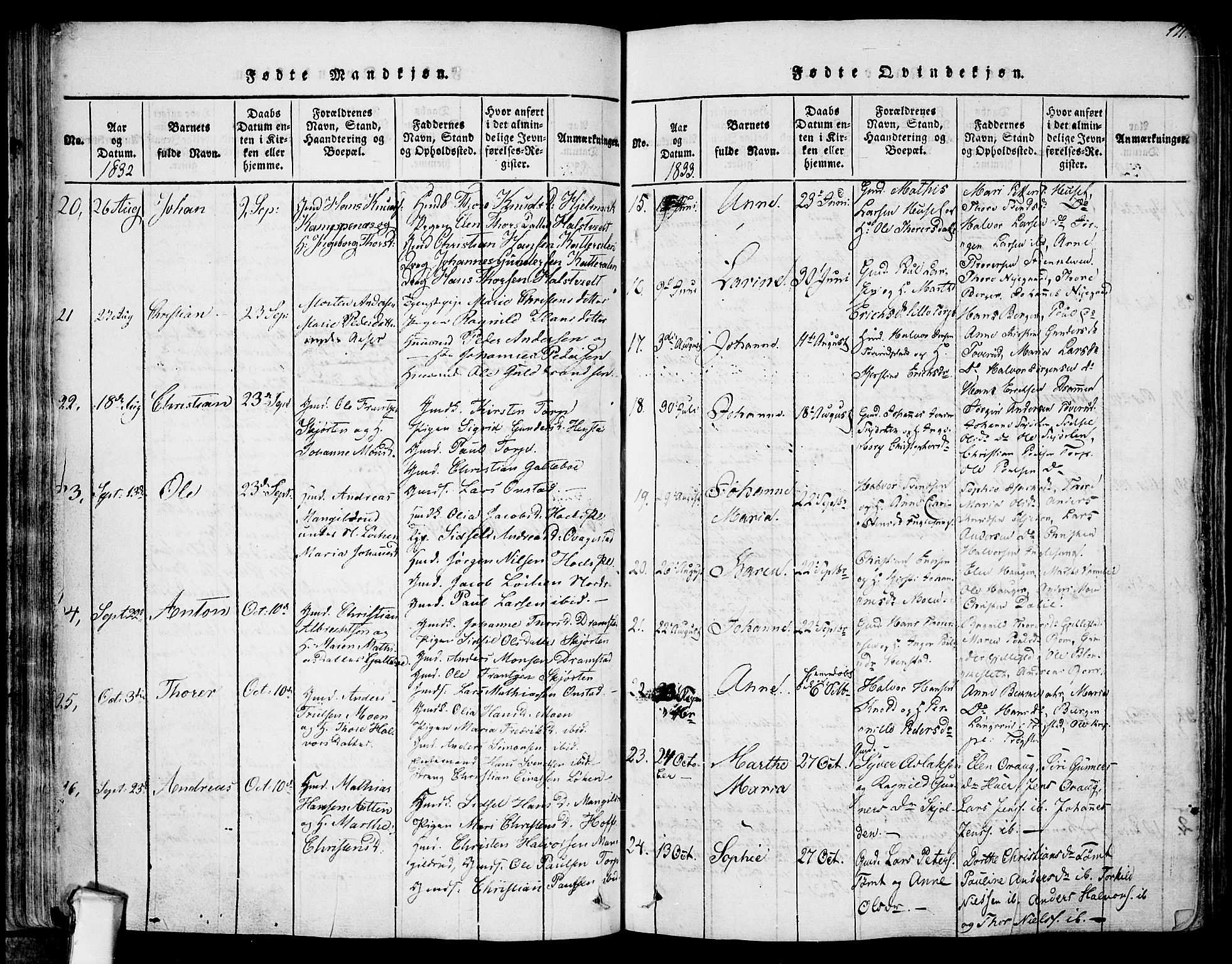 Askim prestekontor Kirkebøker, AV/SAO-A-10900/F/Fa/L0004: Parish register (official) no. 4, 1817-1846, p. 170-171