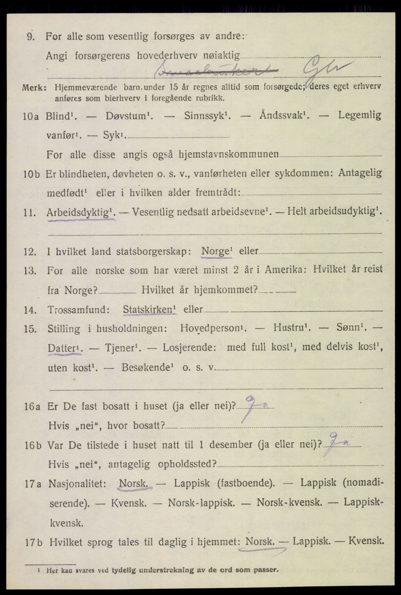 SAT, 1920 census for Nærøy, 1920, p. 4728