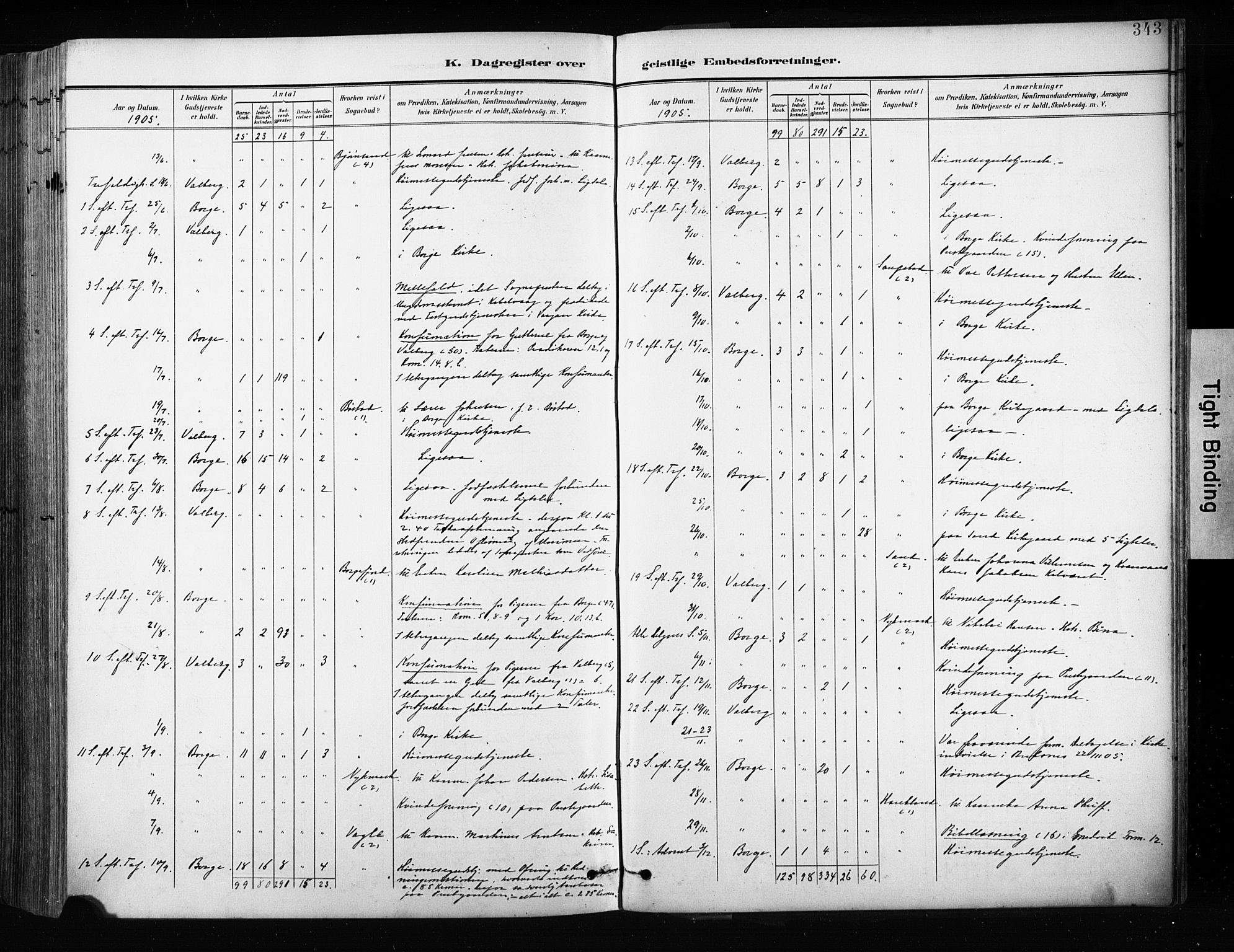 Ministerialprotokoller, klokkerbøker og fødselsregistre - Nordland, AV/SAT-A-1459/880/L1134: Parish register (official) no. 880A08, 1899-1908, p. 343