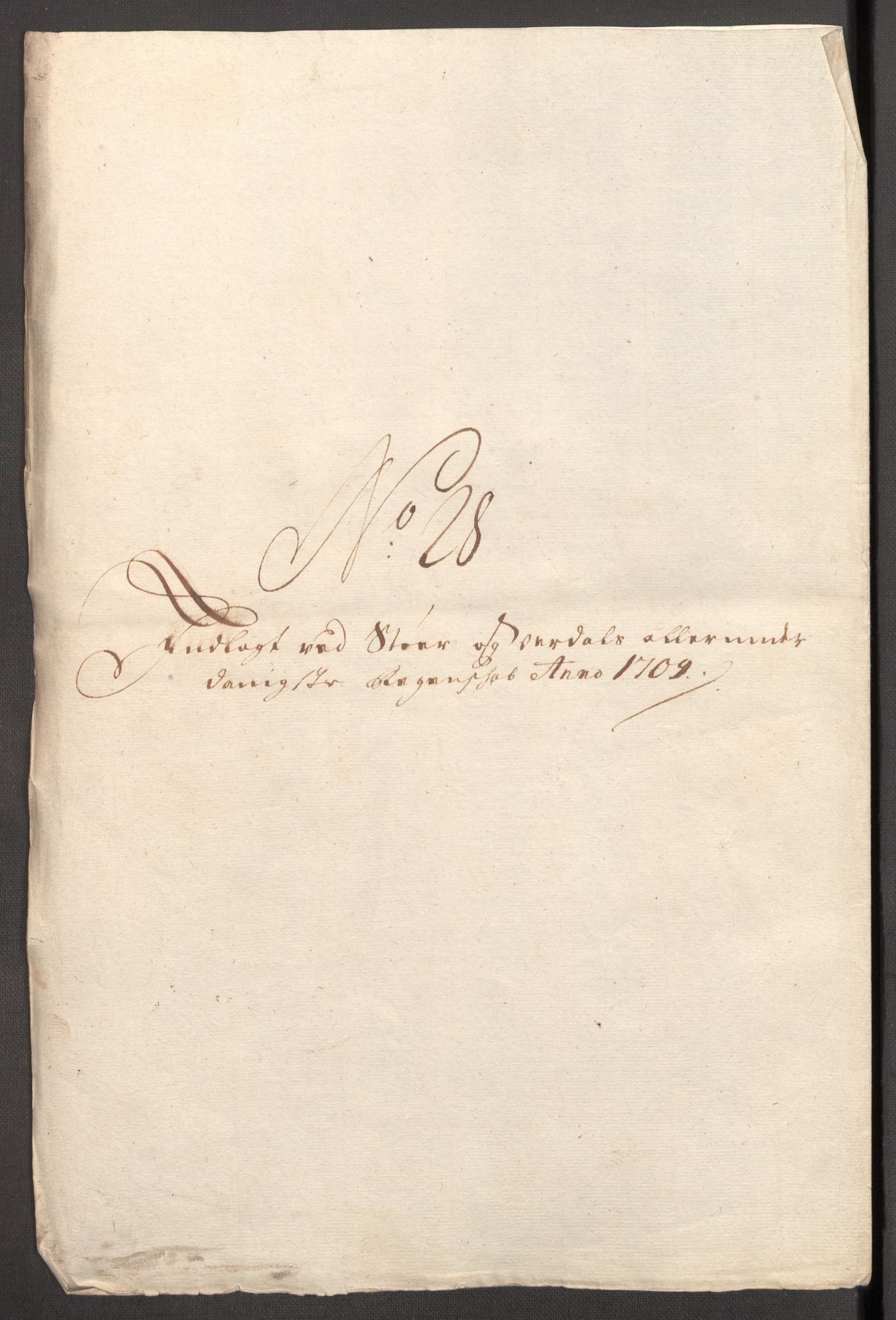 Rentekammeret inntil 1814, Reviderte regnskaper, Fogderegnskap, RA/EA-4092/R62/L4199: Fogderegnskap Stjørdal og Verdal, 1709, p. 269