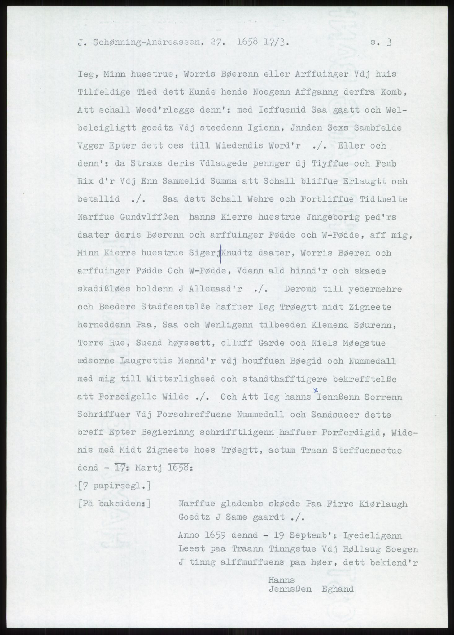 Samlinger til kildeutgivelse, Diplomavskriftsamlingen, AV/RA-EA-4053/H/Ha, p. 159