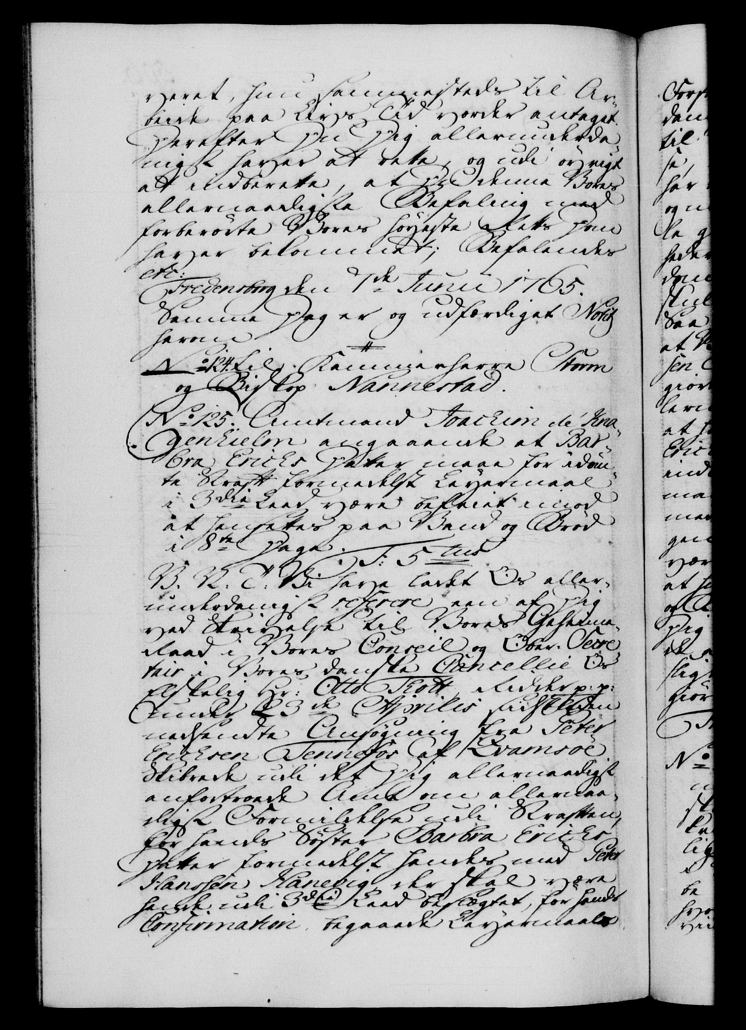 Danske Kanselli 1572-1799, RA/EA-3023/F/Fc/Fca/Fcab/L0037: Norske tegnelser, 1762-1766, p. 506b