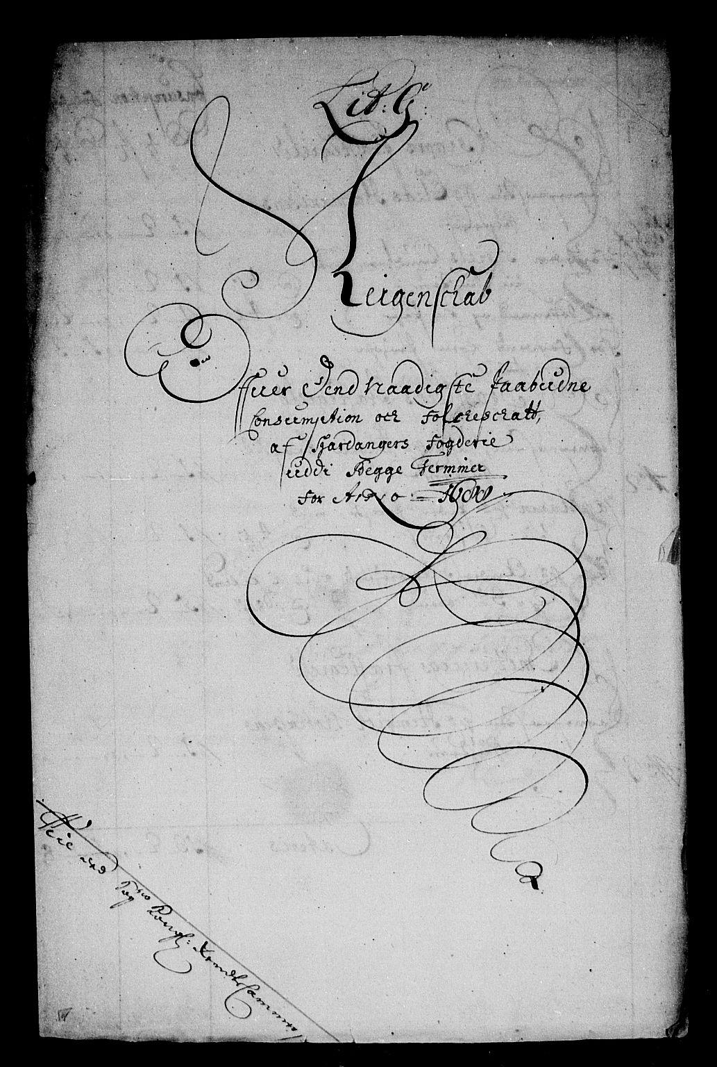 Rentekammeret inntil 1814, Reviderte regnskaper, Stiftamtstueregnskaper, Bergen stiftamt, RA/EA-6043/R/Rc/L0088: Bergen stiftamt, 1688