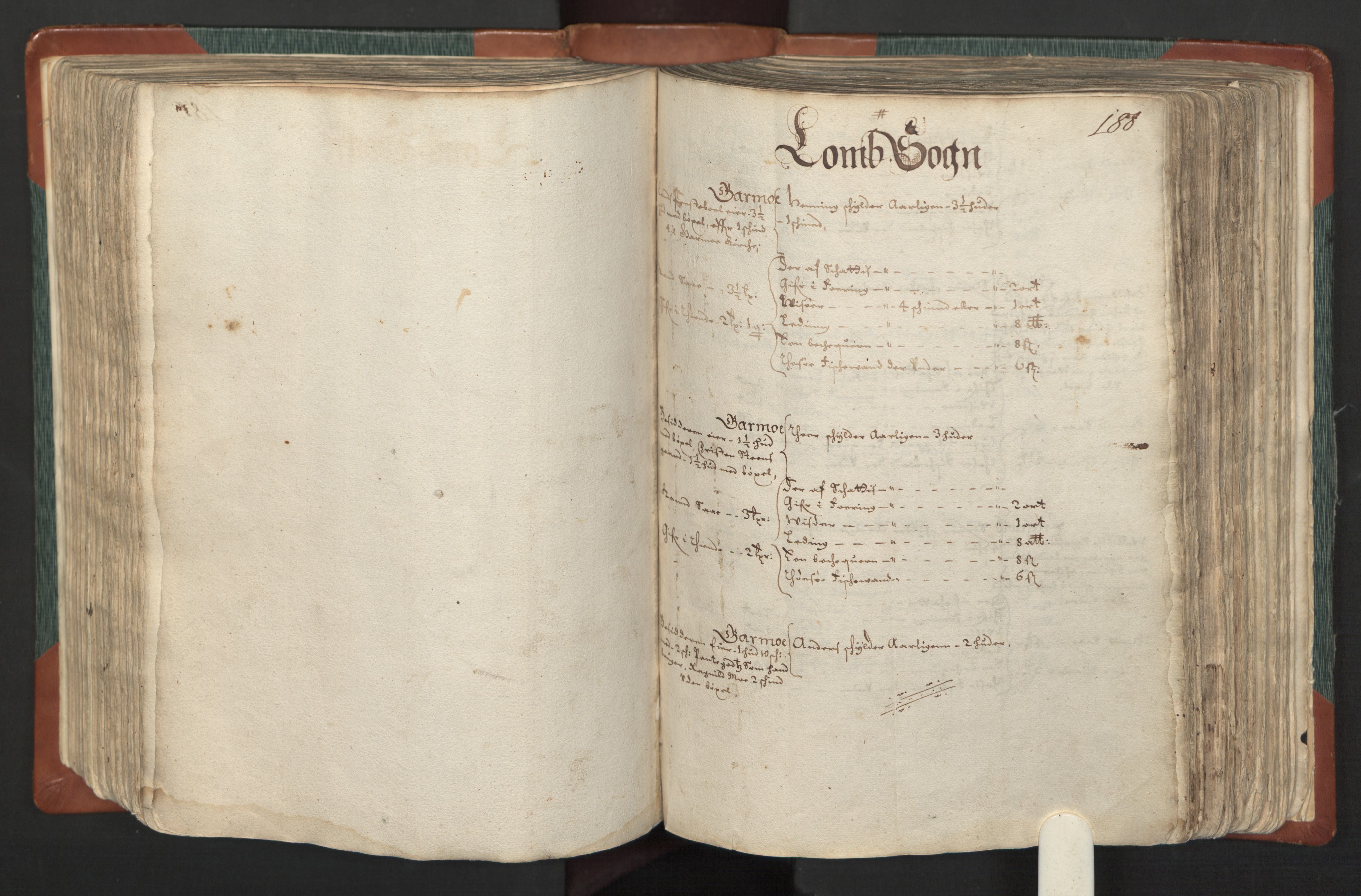 Rentekammeret inntil 1814, Realistisk ordnet avdeling, AV/RA-EA-4070/L/L0008: Oppland lagdømme. Alminnelig jordebok med skatteligning for Gudbrandsdalen og Hedemarken., 1661, p. 187b-188a