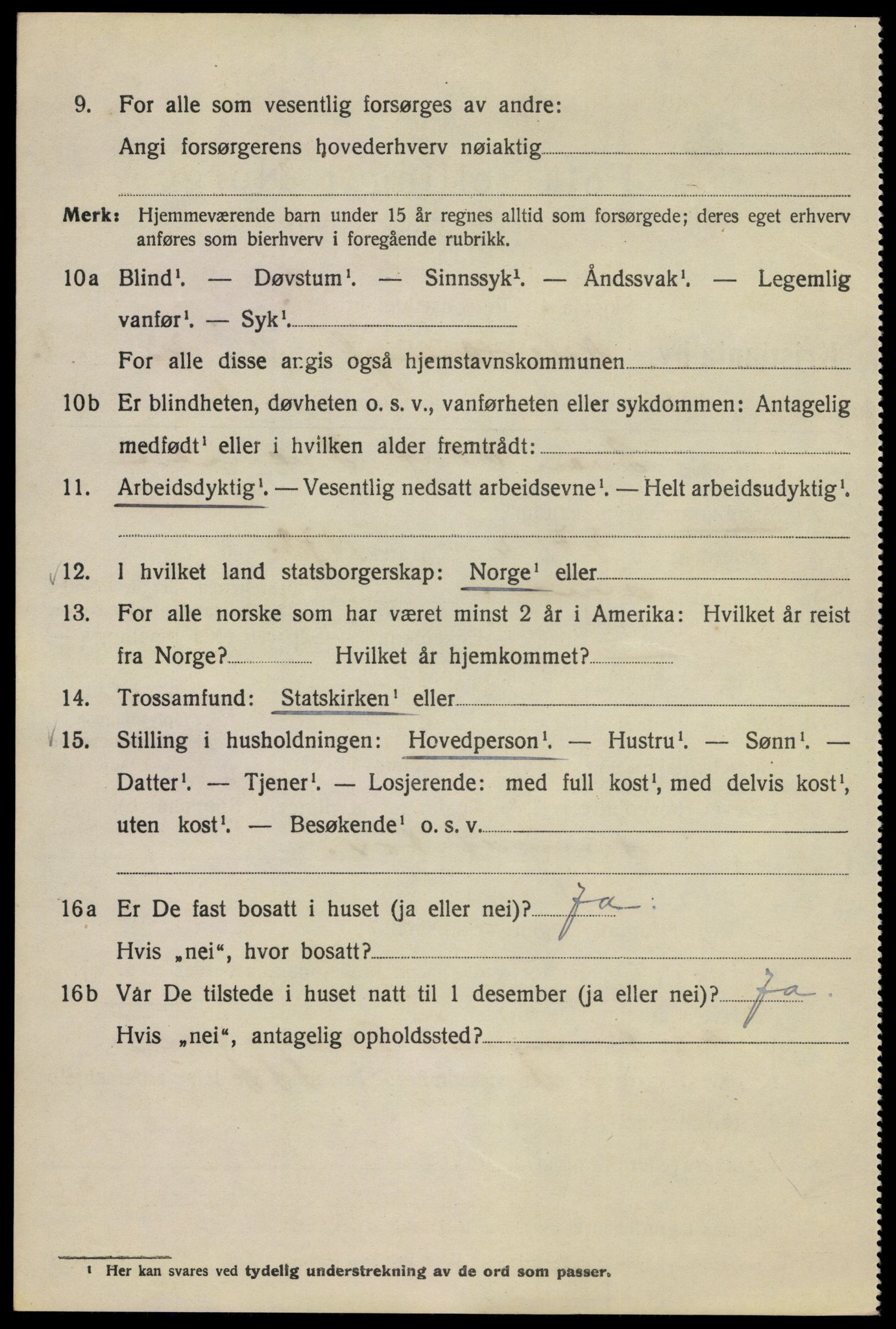 SAO, 1920 census for Kristiania, 1920, p. 414008