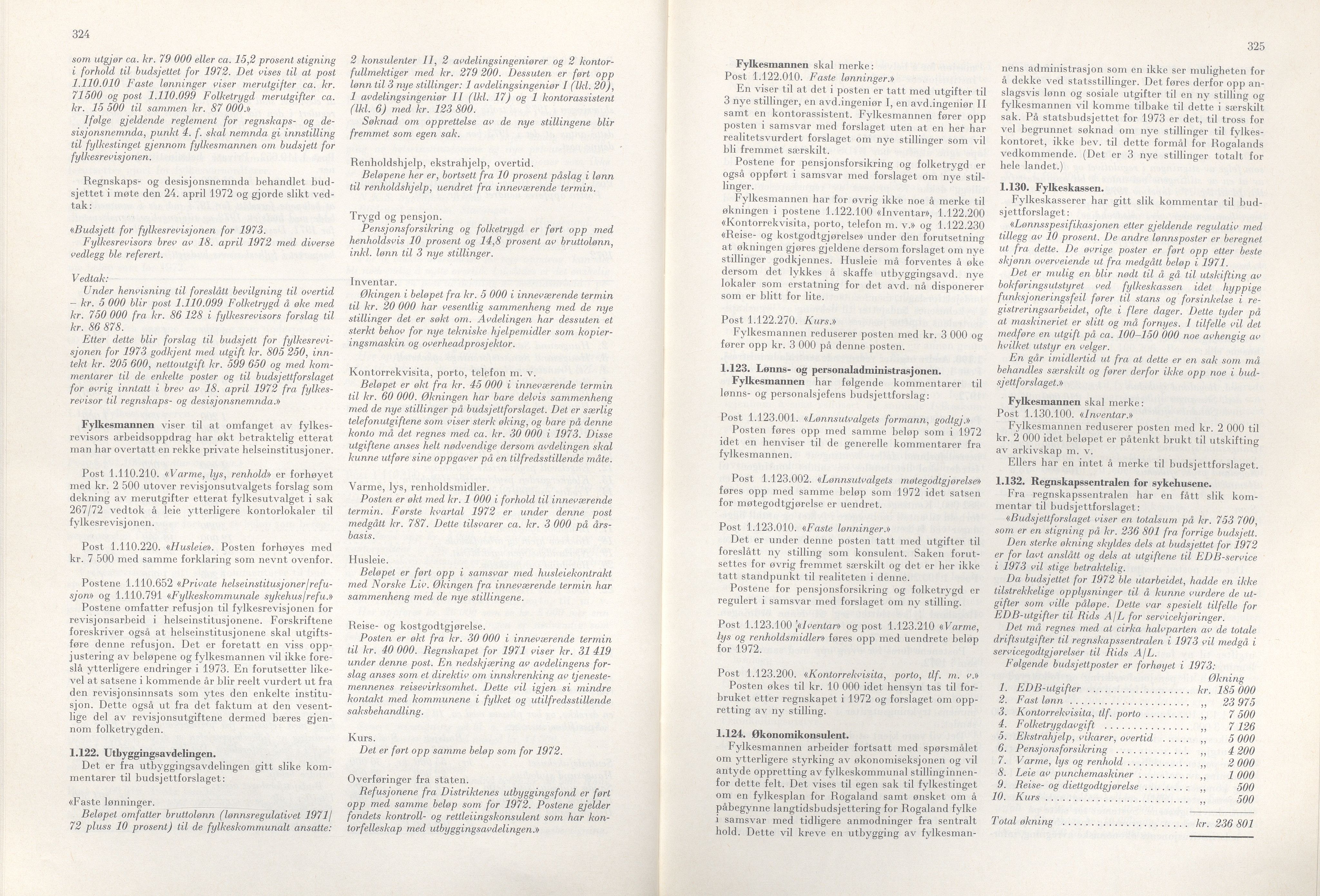 Rogaland fylkeskommune - Fylkesrådmannen , IKAR/A-900/A/Aa/Aaa/L0092: Møtebok , 1972, p. 324-325