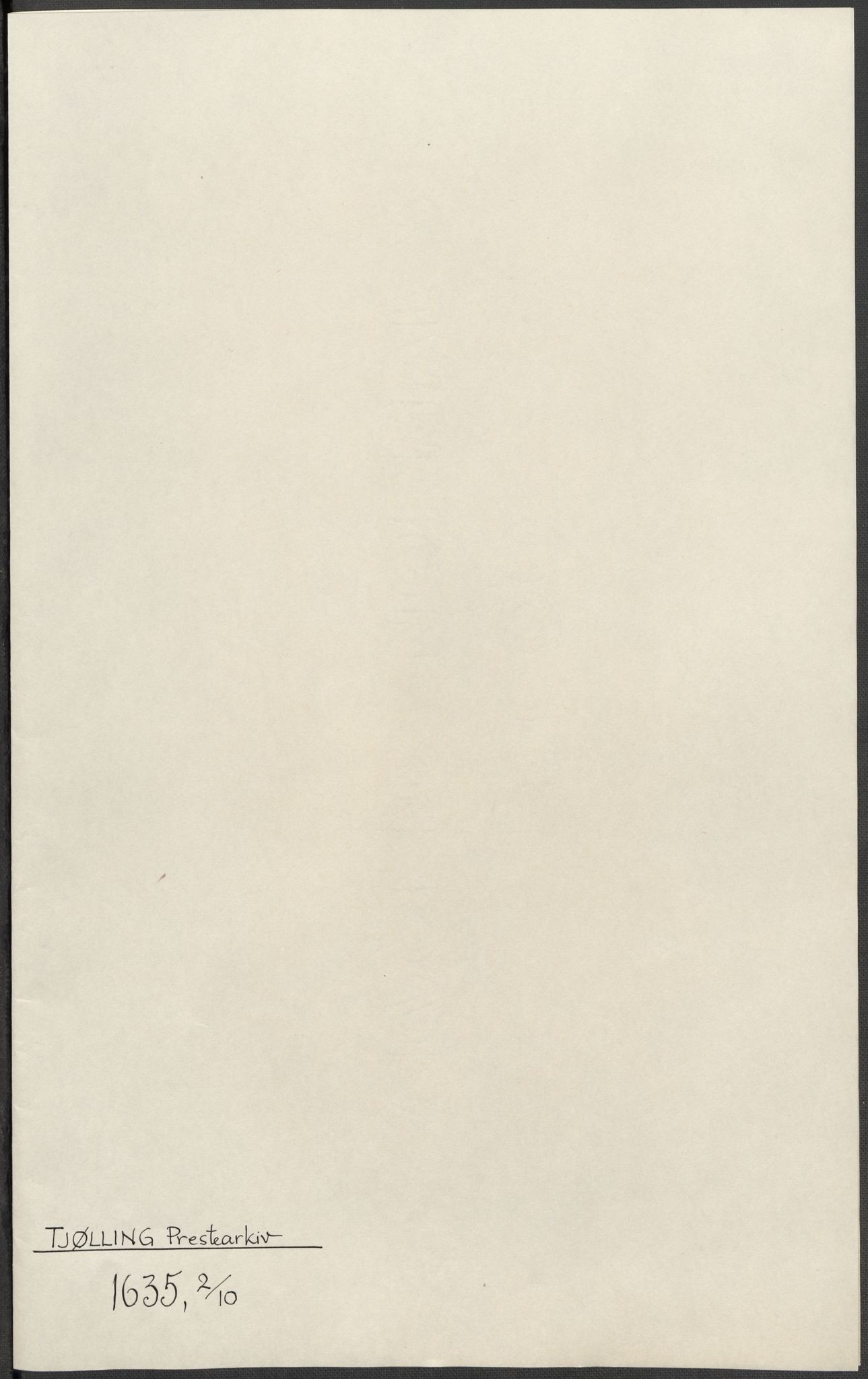 Riksarkivets diplomsamling, AV/RA-EA-5965/F15/L0025: Prestearkiv - Vestfold, 1572-1782, p. 24