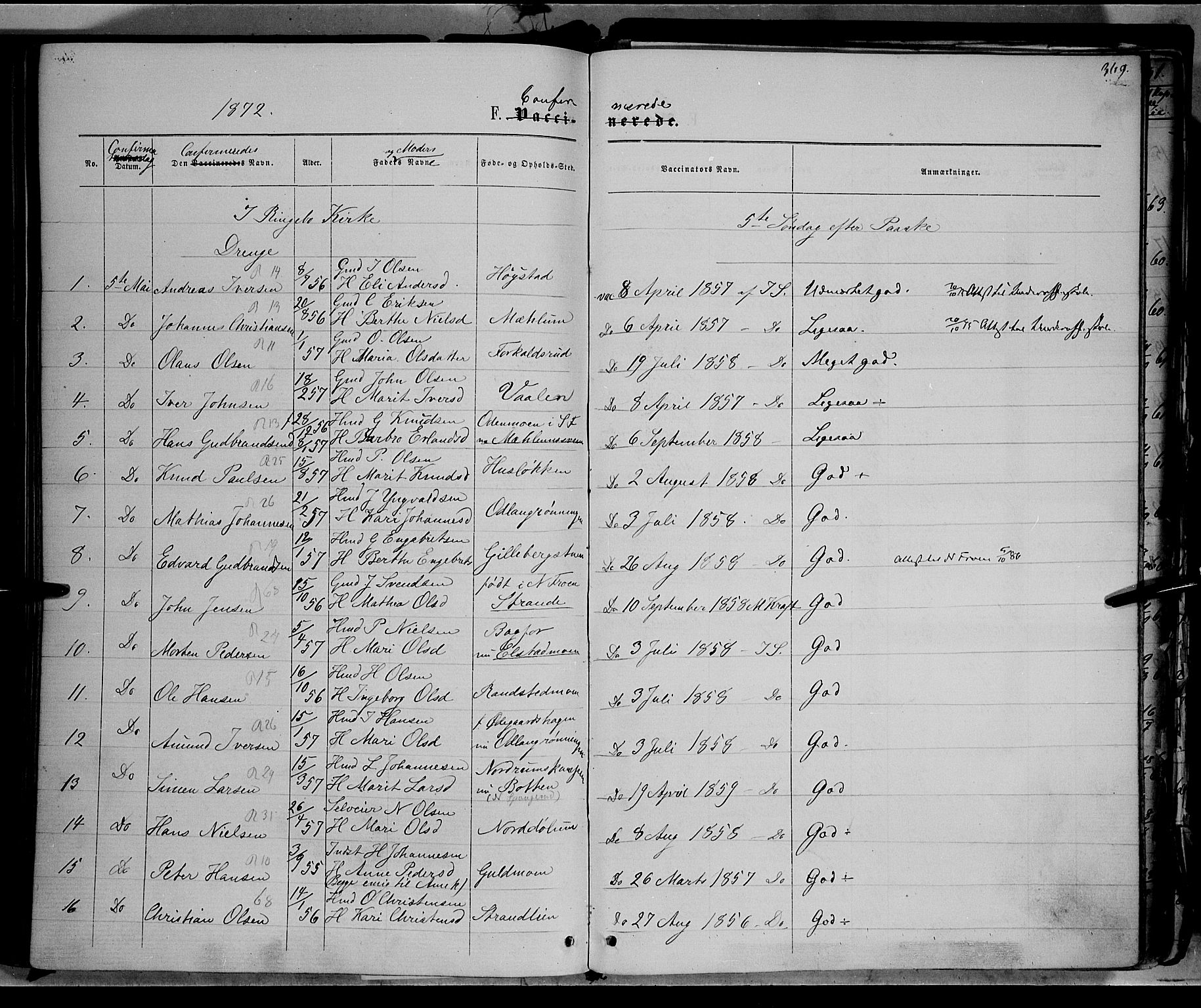 Ringebu prestekontor, AV/SAH-PREST-082/H/Ha/Haa/L0007: Parish register (official) no. 7, 1860-1877, p. 369