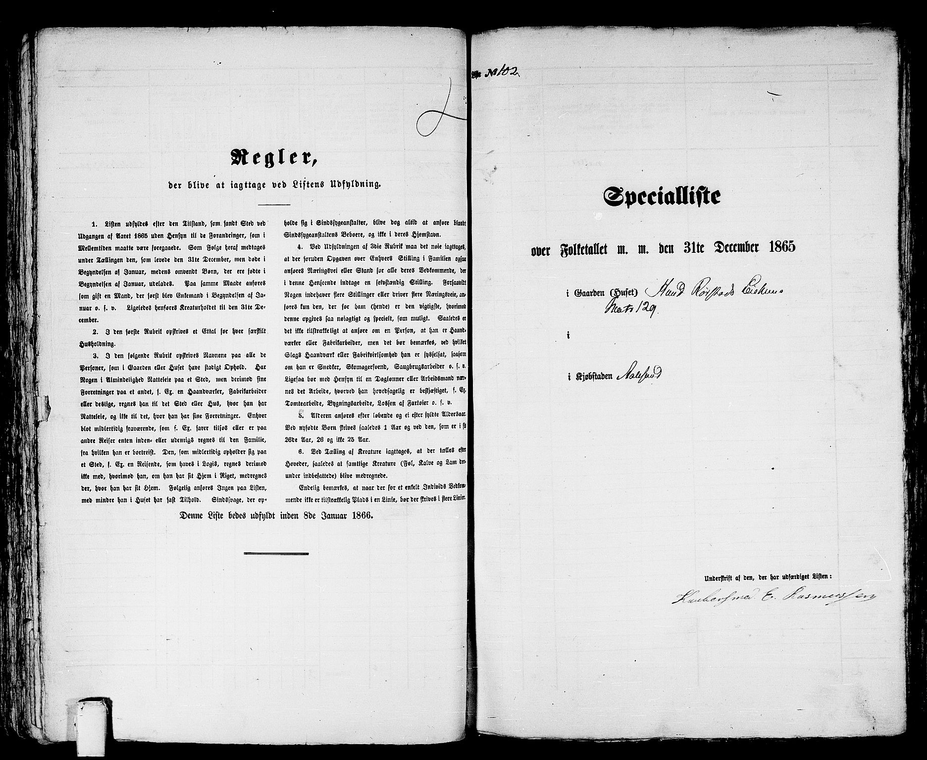 RA, 1865 census for Ålesund, 1865, p. 219