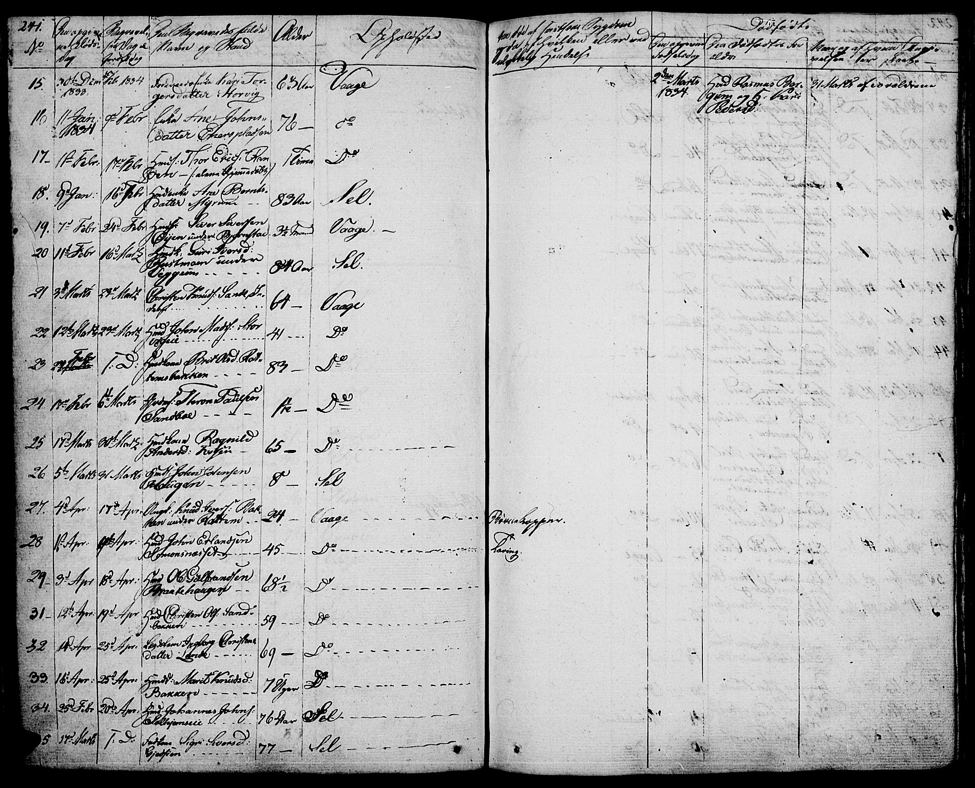 Vågå prestekontor, AV/SAH-PREST-076/H/Ha/Haa/L0004: Parish register (official) no. 4 /1, 1827-1842, p. 241