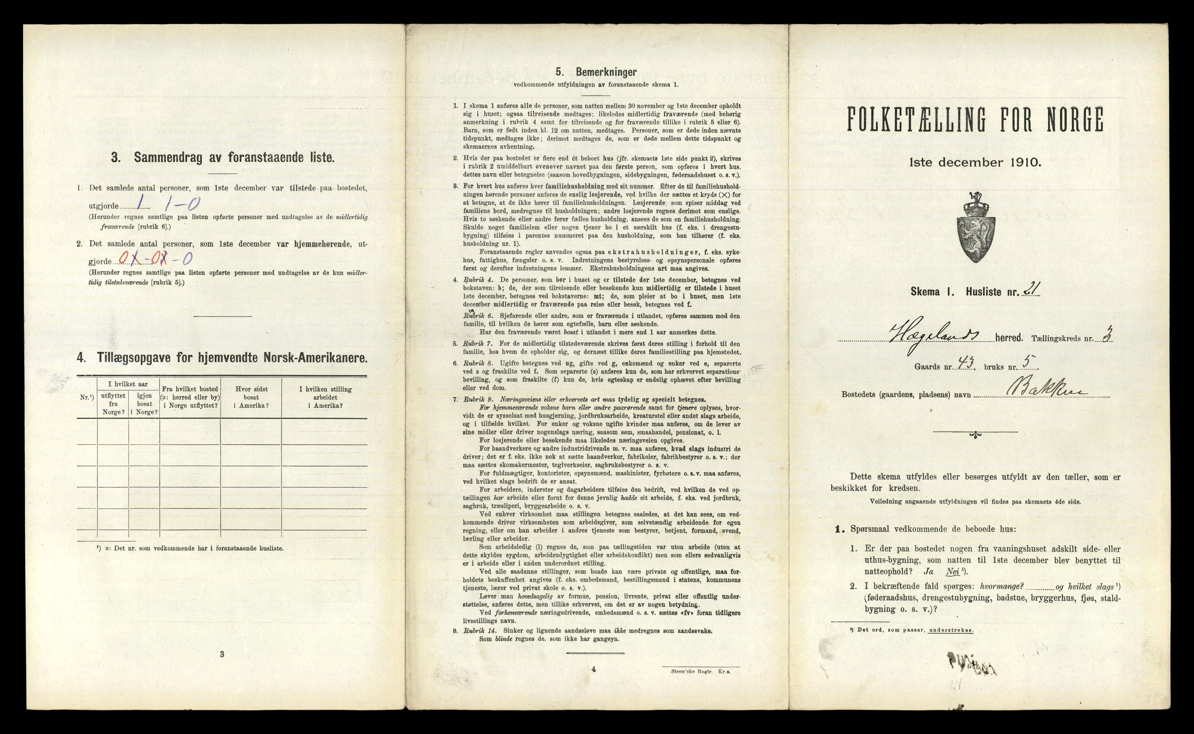 RA, 1910 census for Hægeland, 1910, p. 214