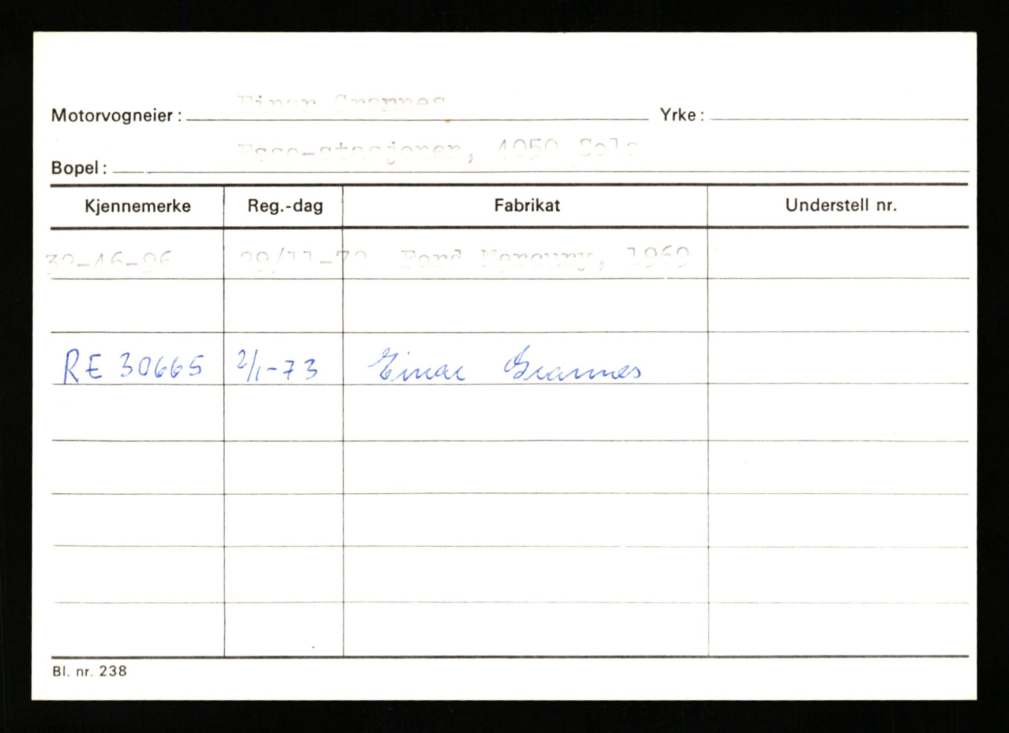 Stavanger trafikkstasjon, AV/SAST-A-101942/0/G/L0011: Registreringsnummer: 240000 - 363477, 1930-1971, p. 2243