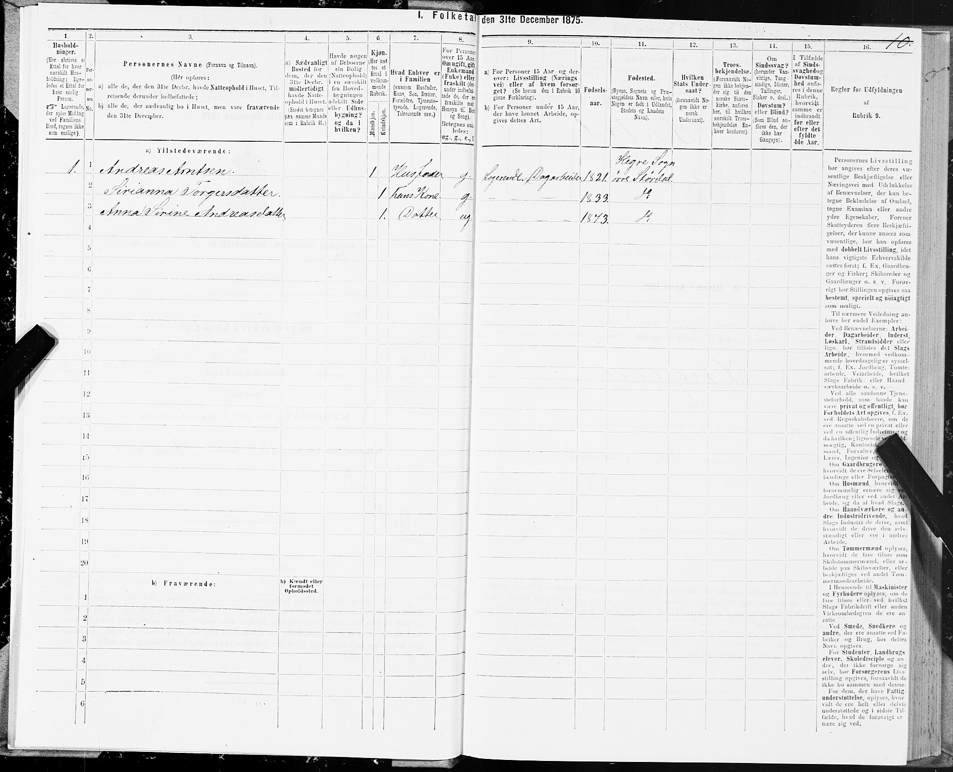 SAT, 1875 census for 1711P Øvre Stjørdal, 1875, p. 2010