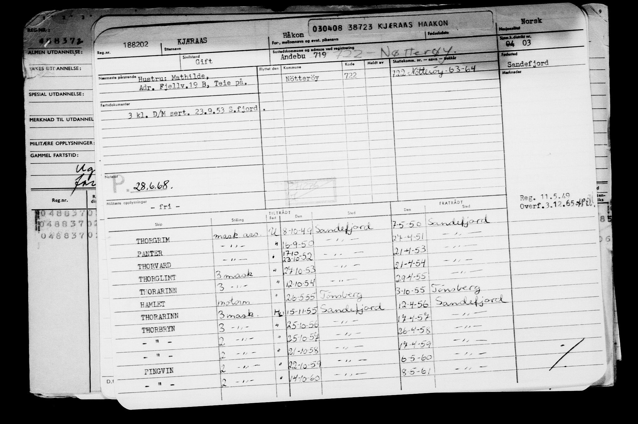 Direktoratet for sjømenn, AV/RA-S-3545/G/Gb/L0076: Hovedkort, 1908, p. 398