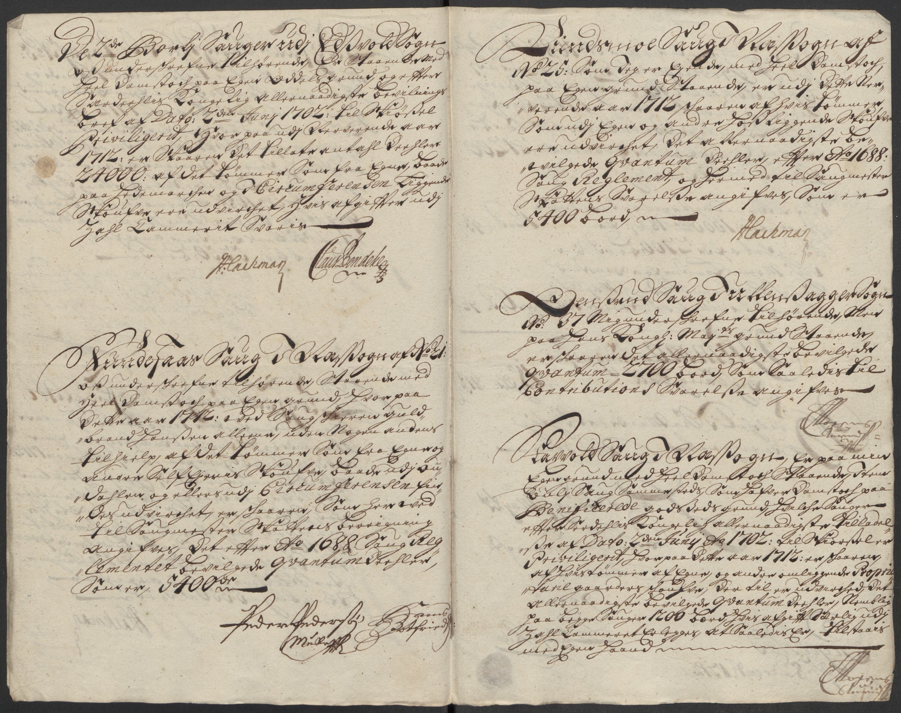 Rentekammeret inntil 1814, Reviderte regnskaper, Fogderegnskap, AV/RA-EA-4092/R12/L0722: Fogderegnskap Øvre Romerike, 1712, p. 144