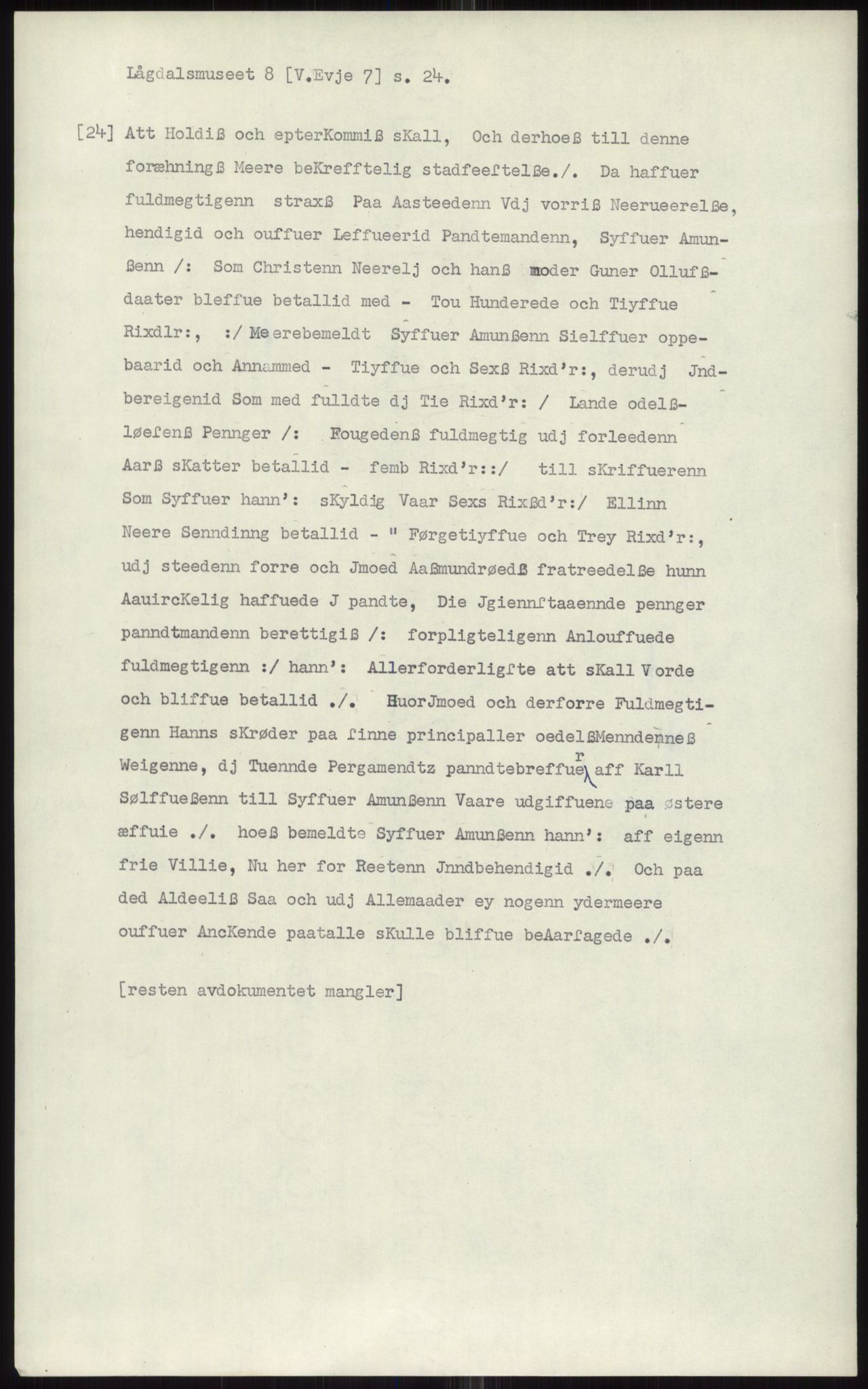 Samlinger til kildeutgivelse, Diplomavskriftsamlingen, AV/RA-EA-4053/H/Ha, p. 1127