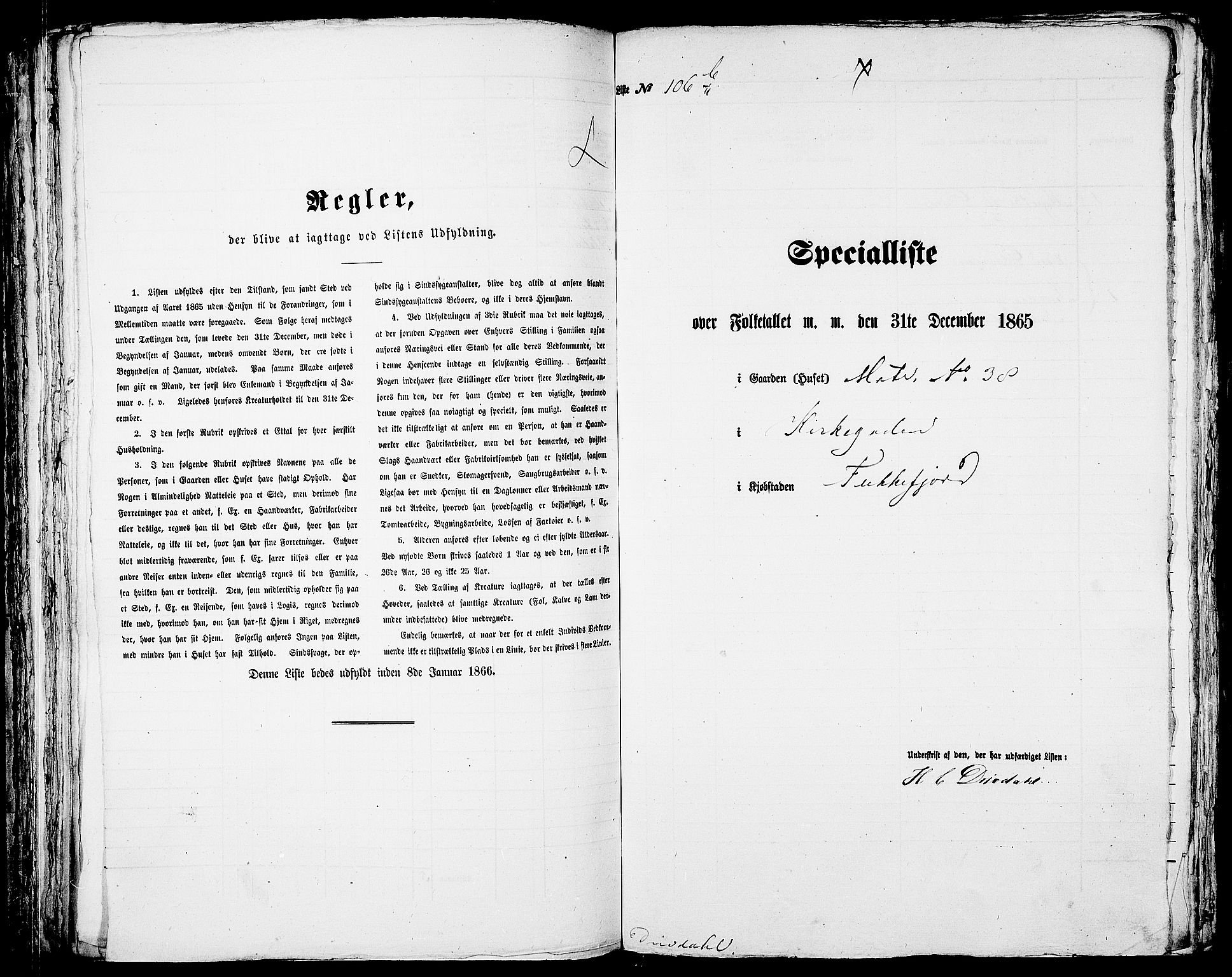 RA, 1865 census for Flekkefjord/Flekkefjord, 1865, p. 220