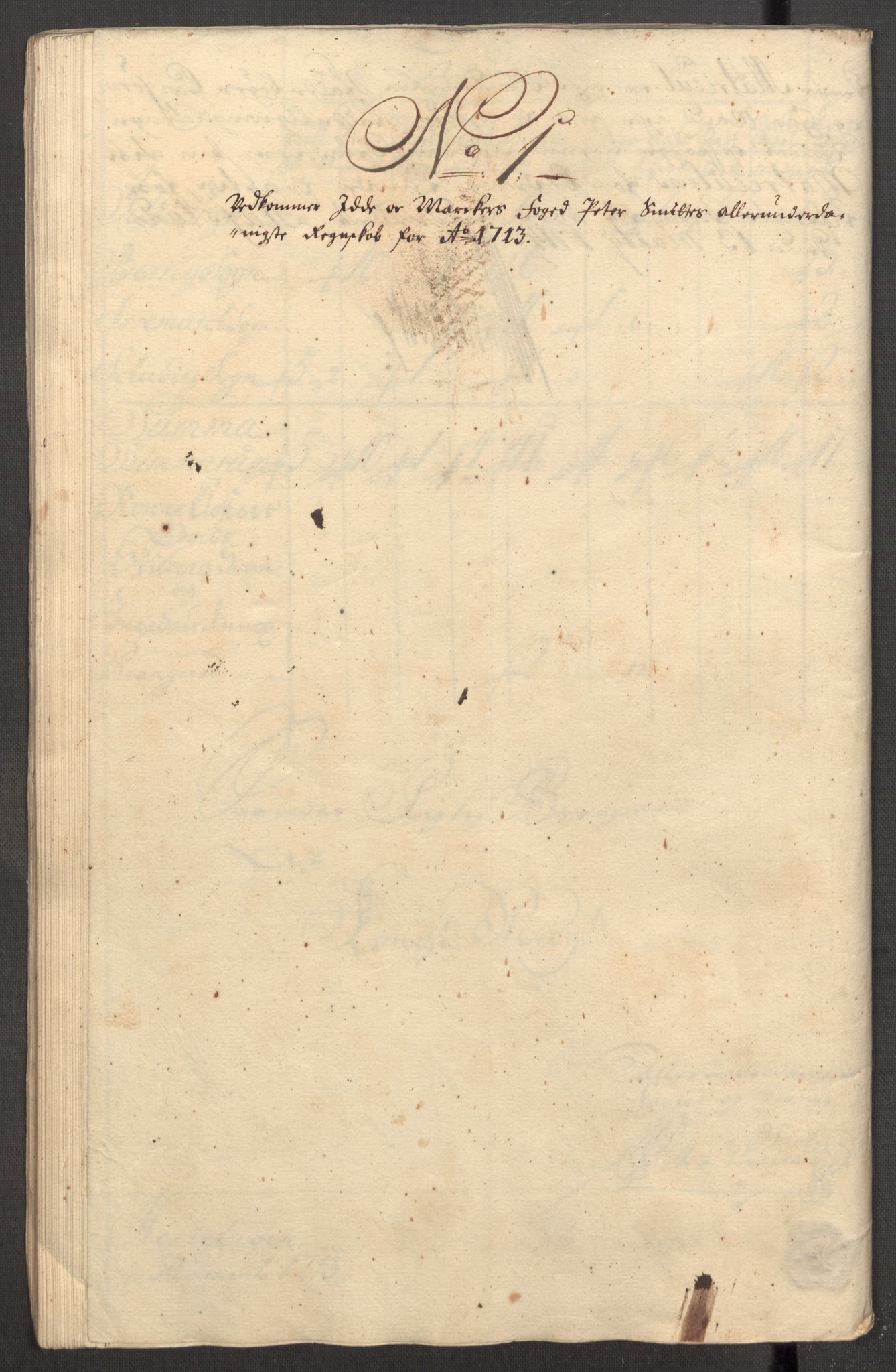 Rentekammeret inntil 1814, Reviderte regnskaper, Fogderegnskap, AV/RA-EA-4092/R01/L0022: Fogderegnskap Idd og Marker, 1713-1714, p. 70